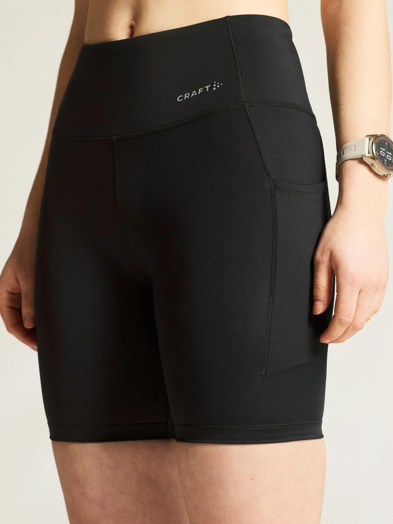 Tights|Løping>Craft Sportswear Essence Short Tights 3 W Black