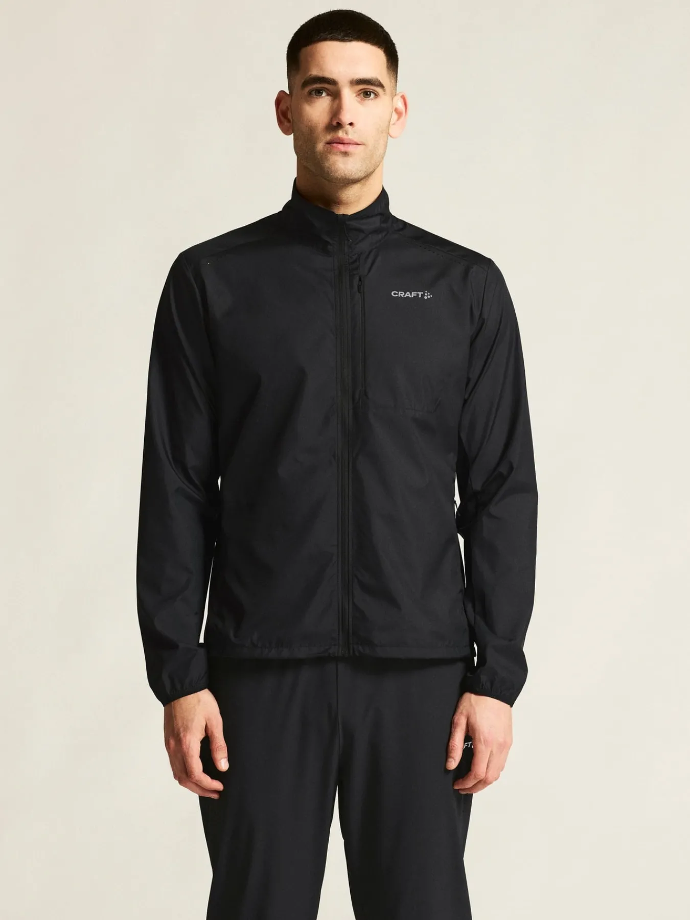 Jakker & Vester|Løping>Craft Sportswear Essence Wind Jacket 2 M Black