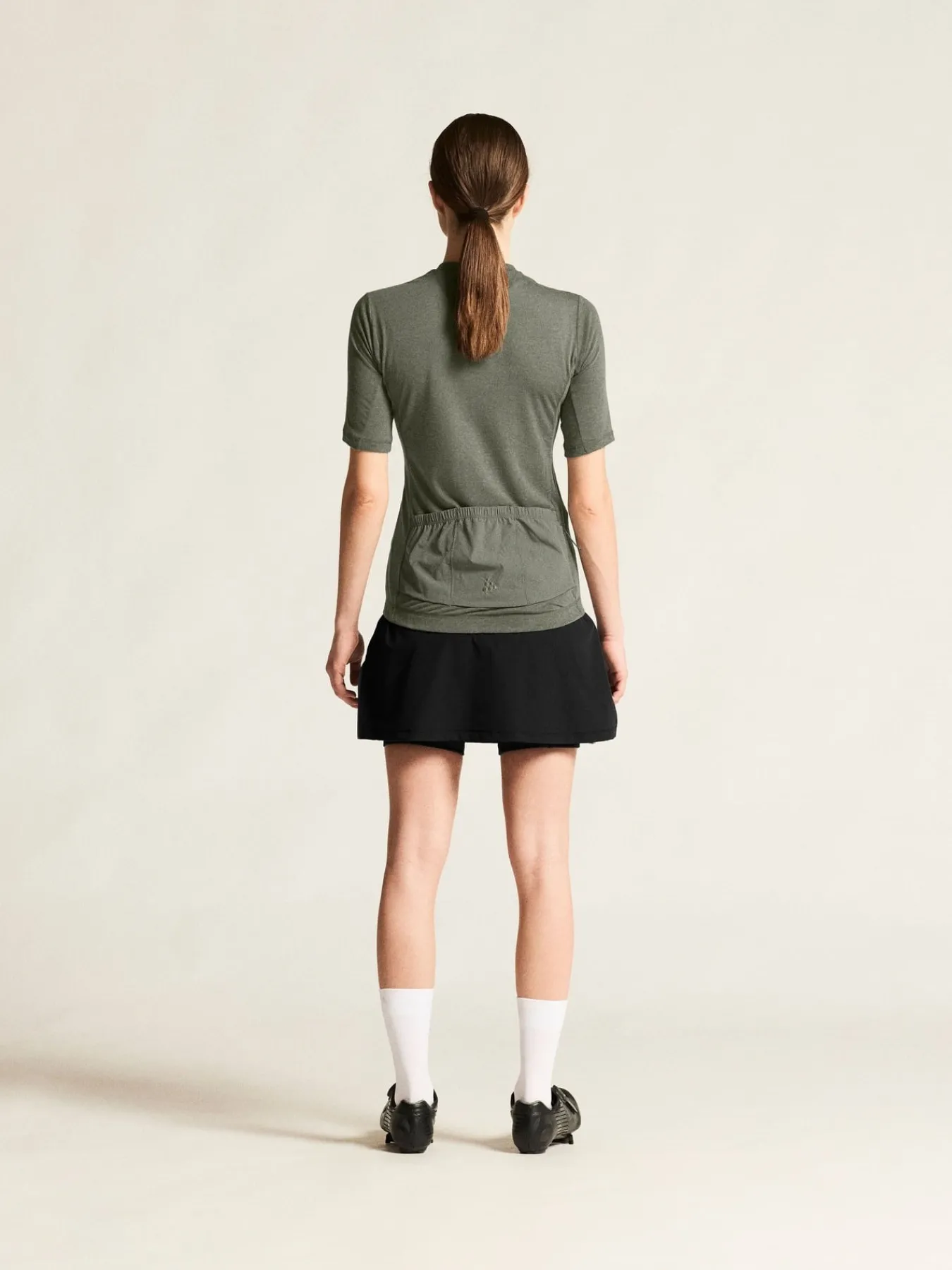 T-Skjorter & Singleter|Sykling>Craft Sportswear Everyday Wool SS Jersey W Leaf/Melange