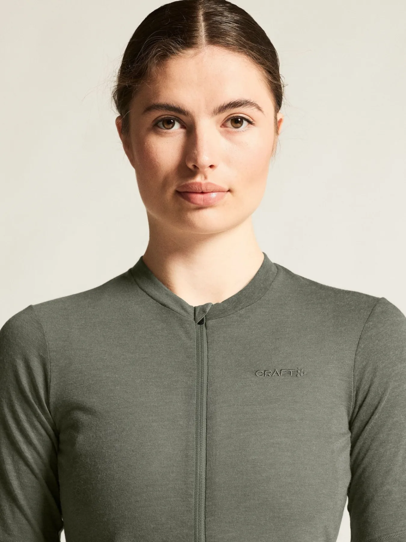T-Skjorter & Singleter|Sykling>Craft Sportswear Everyday Wool SS Jersey W Leaf/Melange
