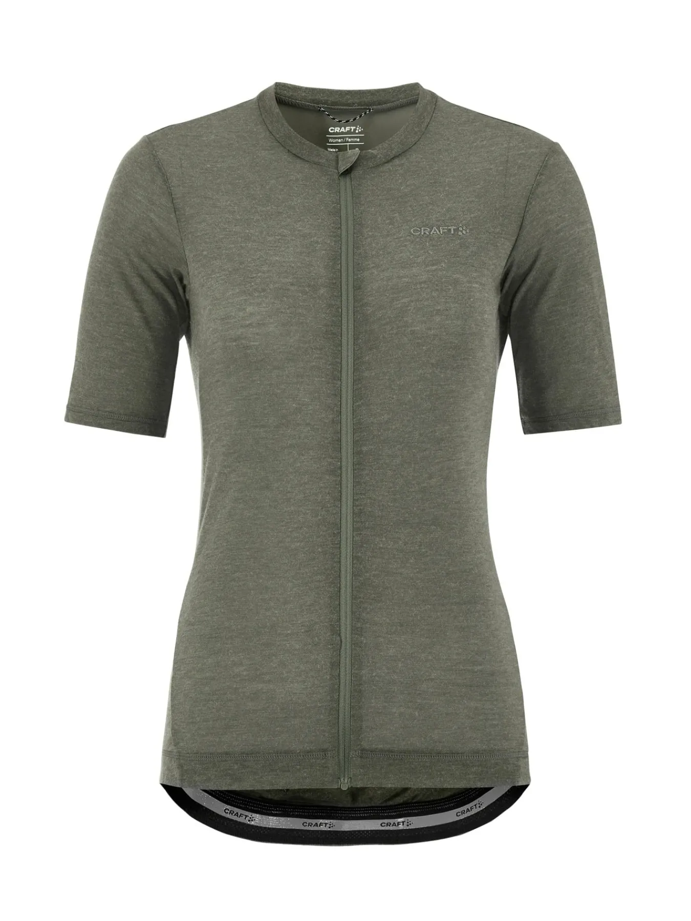 T-Skjorter & Singleter|Sykling>Craft Sportswear Everyday Wool SS Jersey W Leaf/Melange