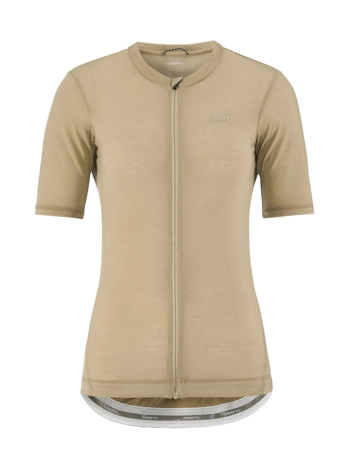 T-Skjorter & Singleter|Sykling>Craft Sportswear Everyday Wool SS Jersey W Hay/Melange