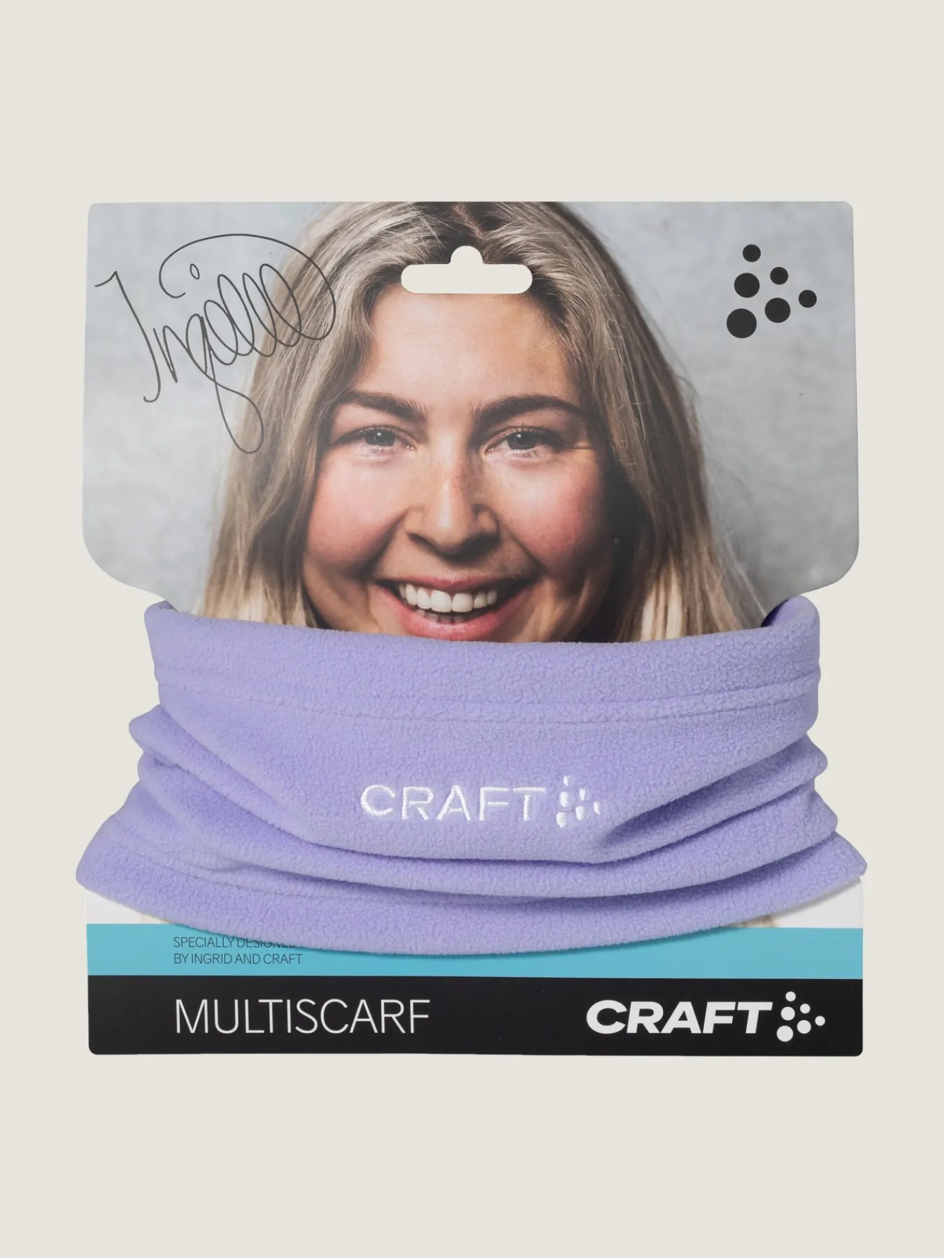 Hodeplagg>Craft Sportswear Fleecehals Lavender