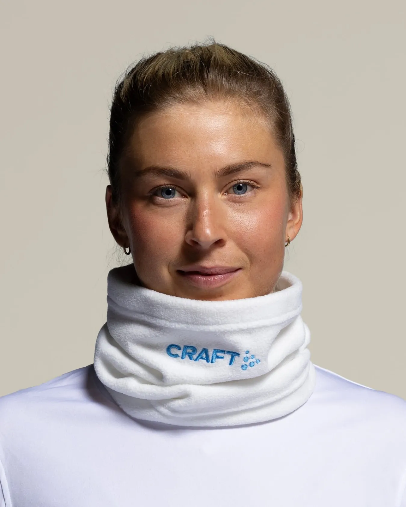 Hodeplagg>Craft Sportswear Fleecehals White