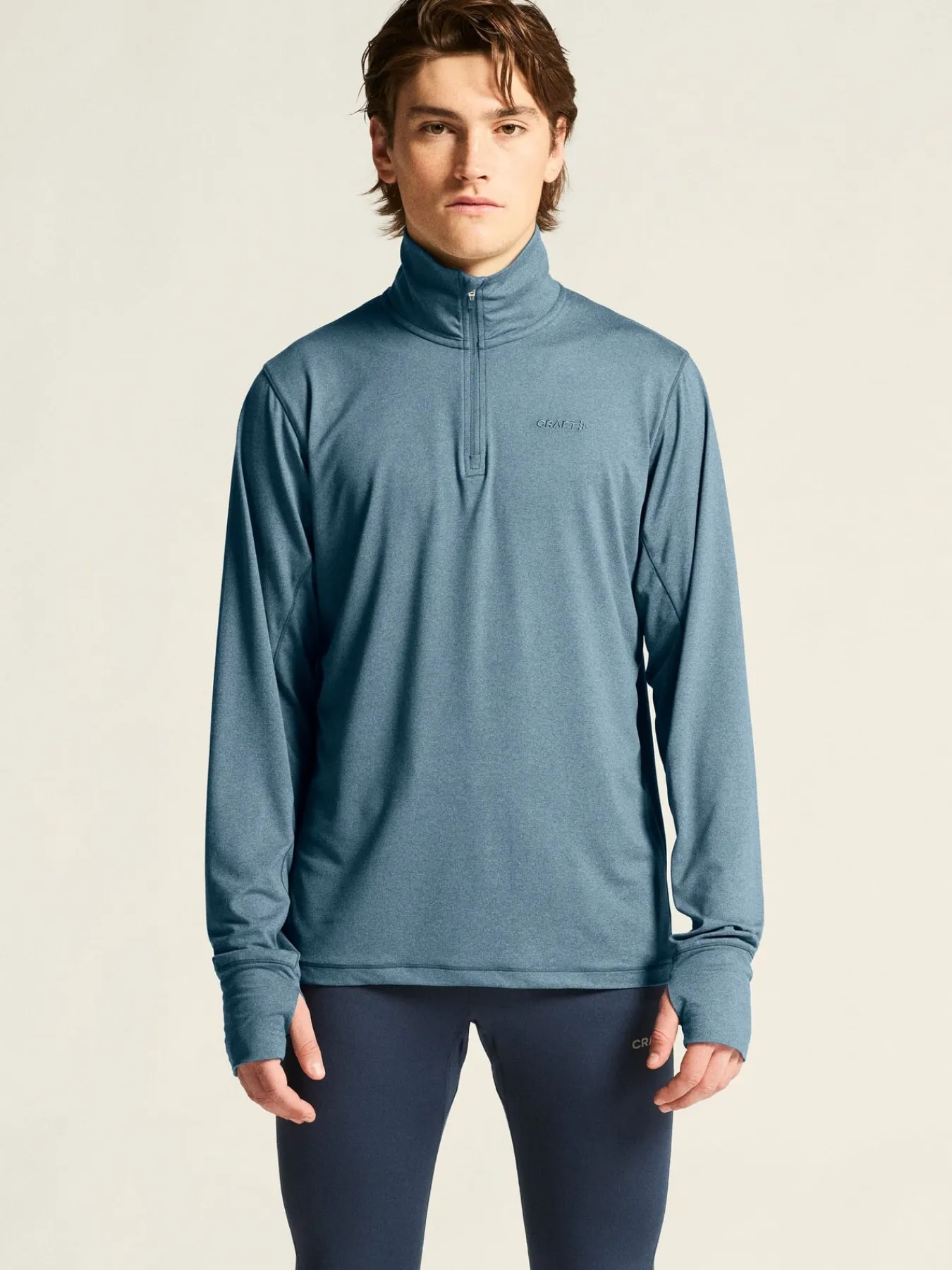 T-Skjorter & Singleter|Løping>Craft Sportswear Flow HZ LS M Real/Melange