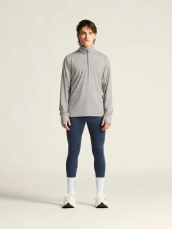 T-Skjorter & Singleter|Løping>Craft Sportswear Flow HZ LS M Grey Melange