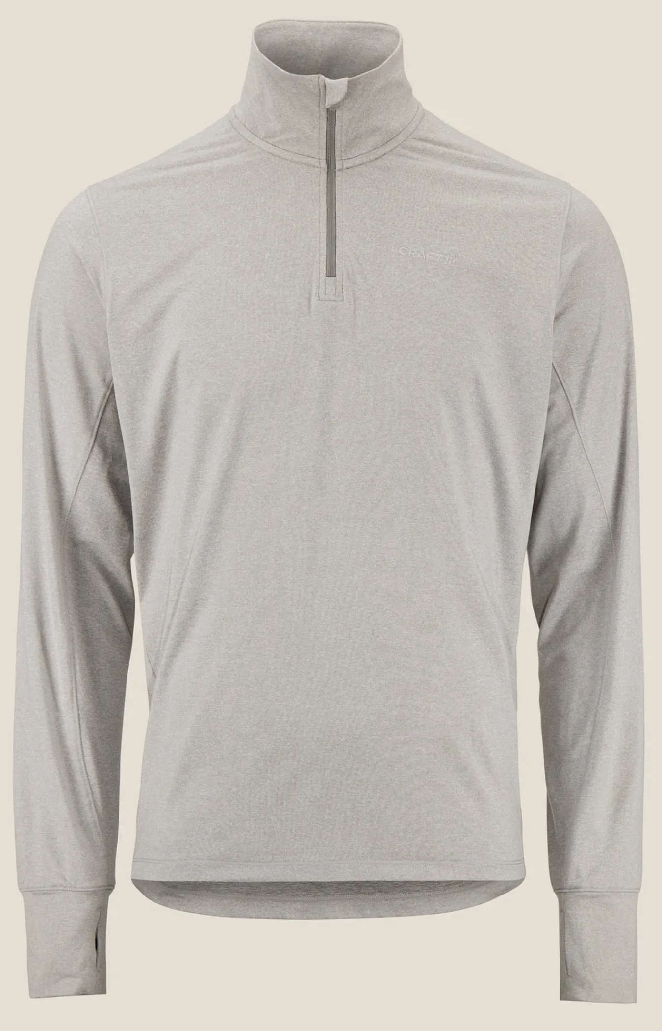 T-Skjorter & Singleter|Løping>Craft Sportswear Flow HZ LS M Grey Melange