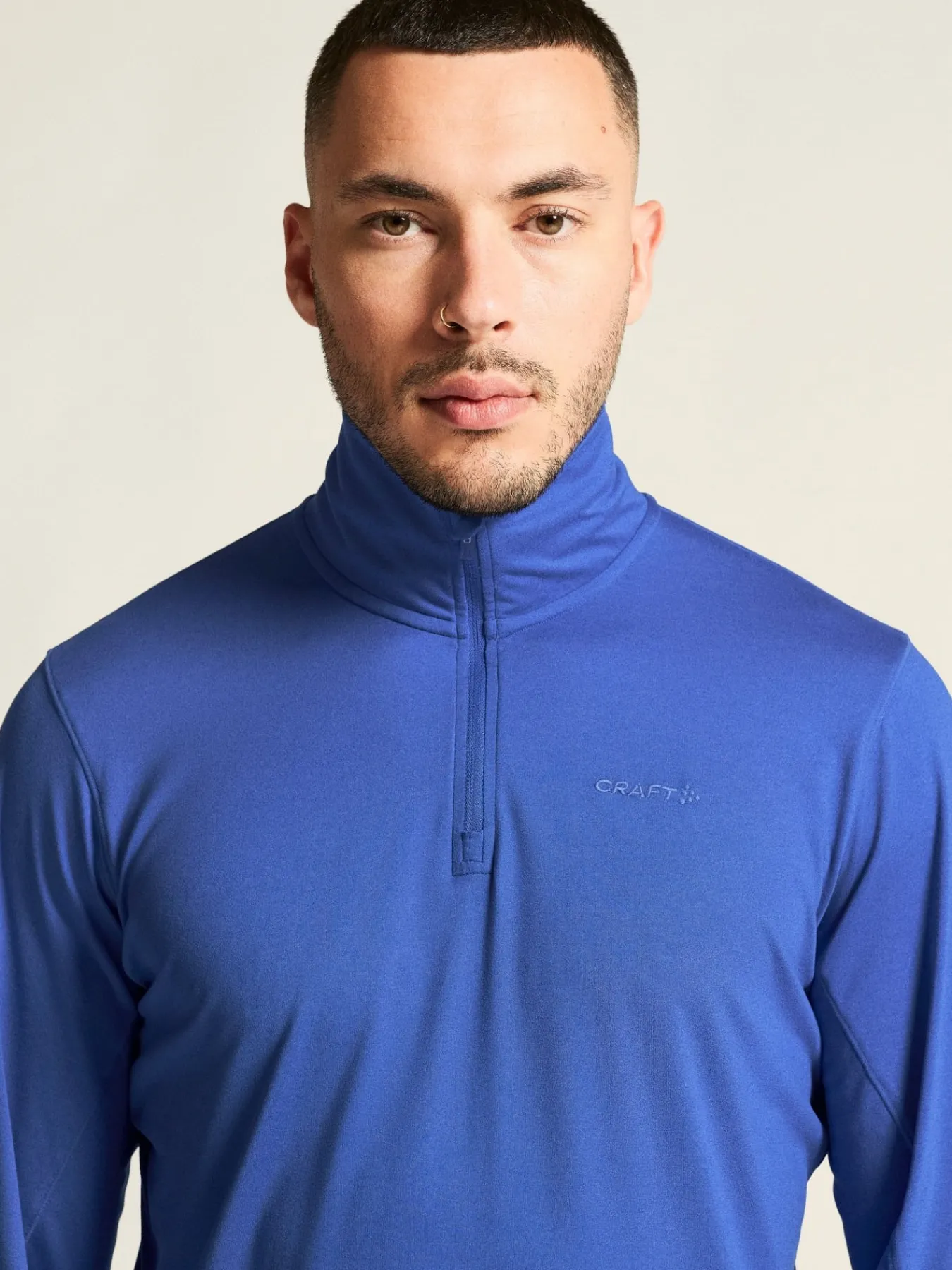 T-Skjorter & Singleter|Løping>Craft Sportswear Flow HZ LS M Ink Blue/Melange