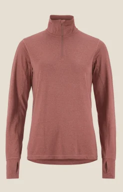 Gensere|Løping>Craft Sportswear Flow HZ LS W Rose Brown/Melange