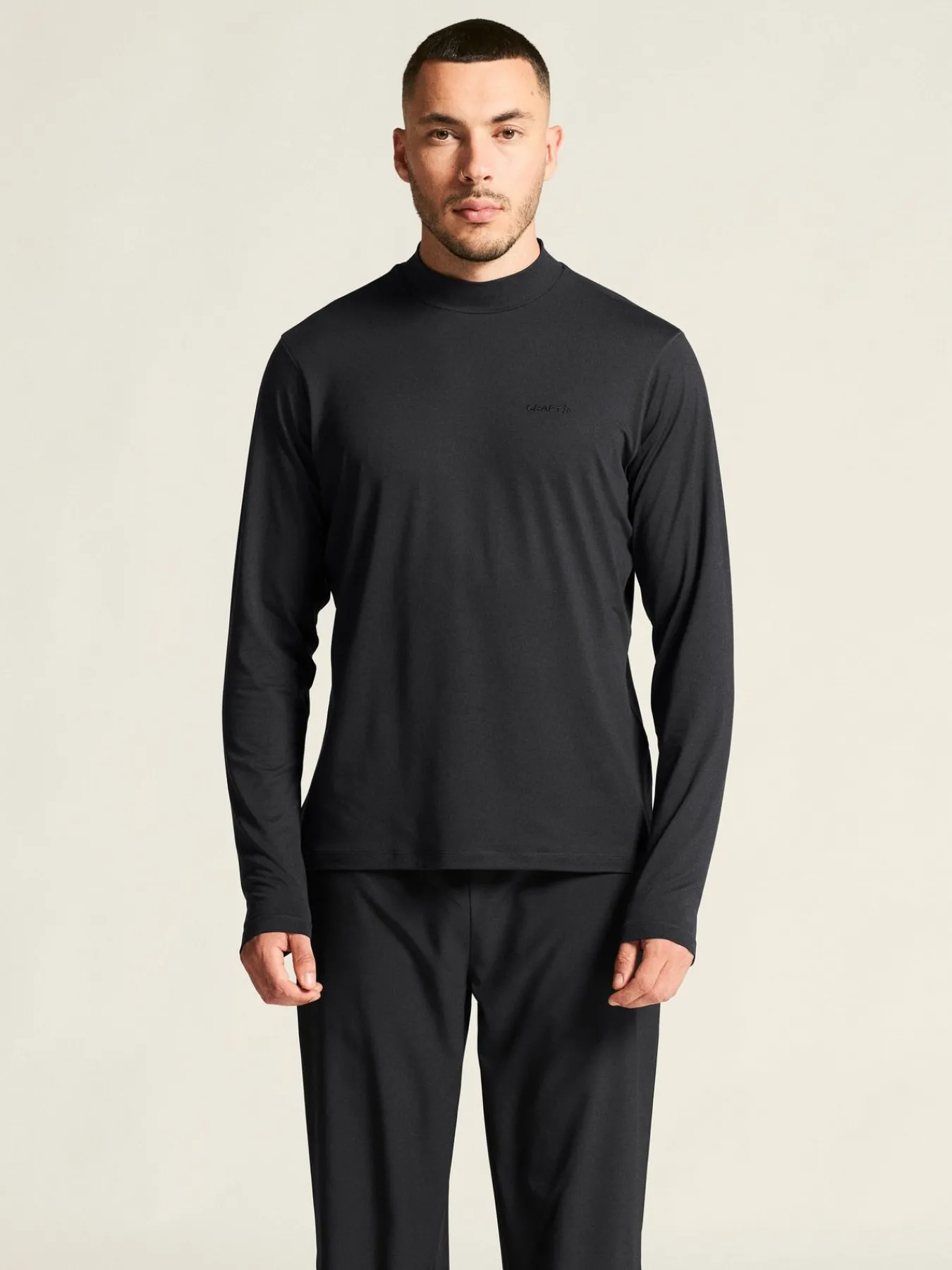 T-Skjorter & Singleter|Løping>Craft Sportswear Flow MN LS M Black Melange