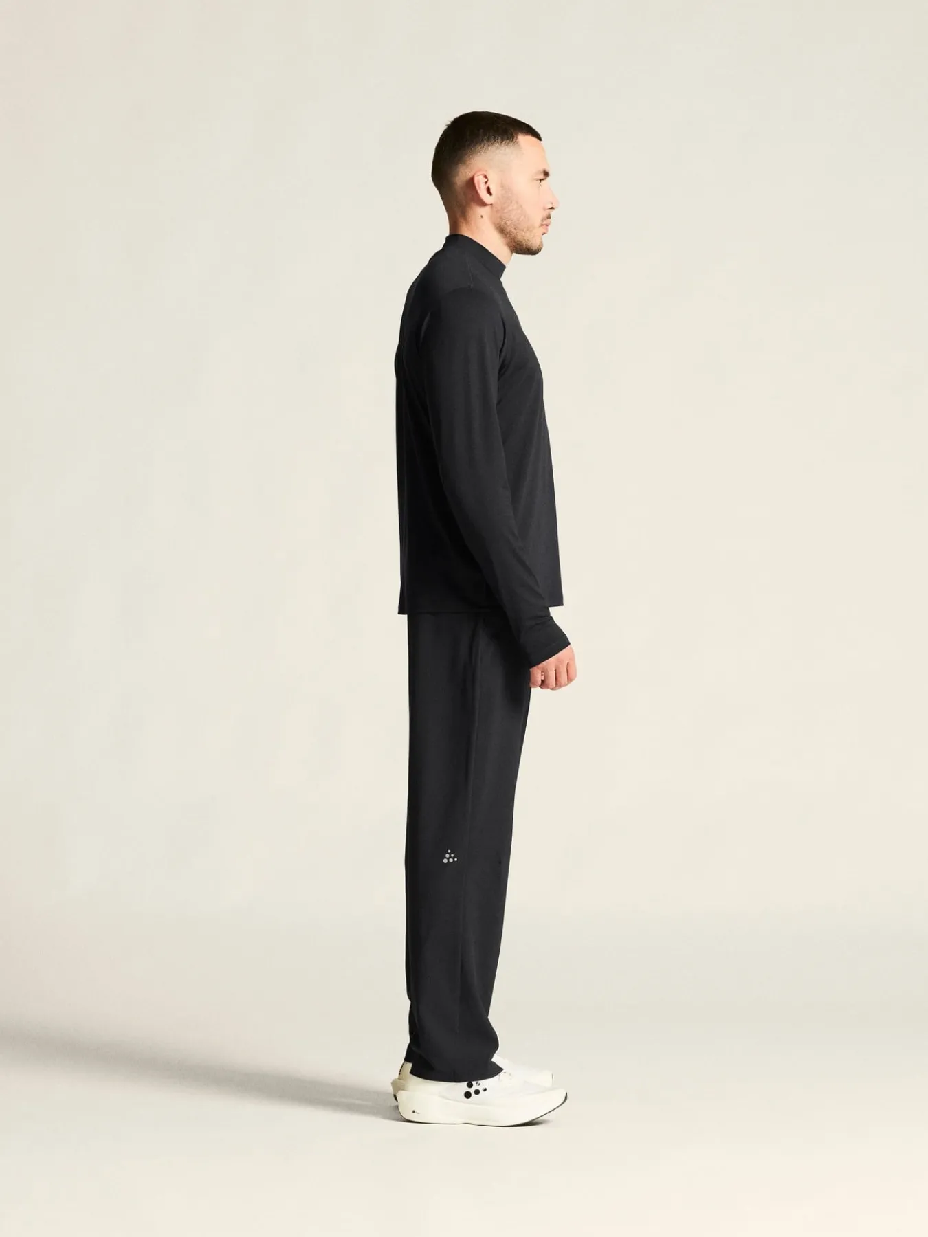 T-Skjorter & Singleter|Løping>Craft Sportswear Flow MN LS M Black Melange