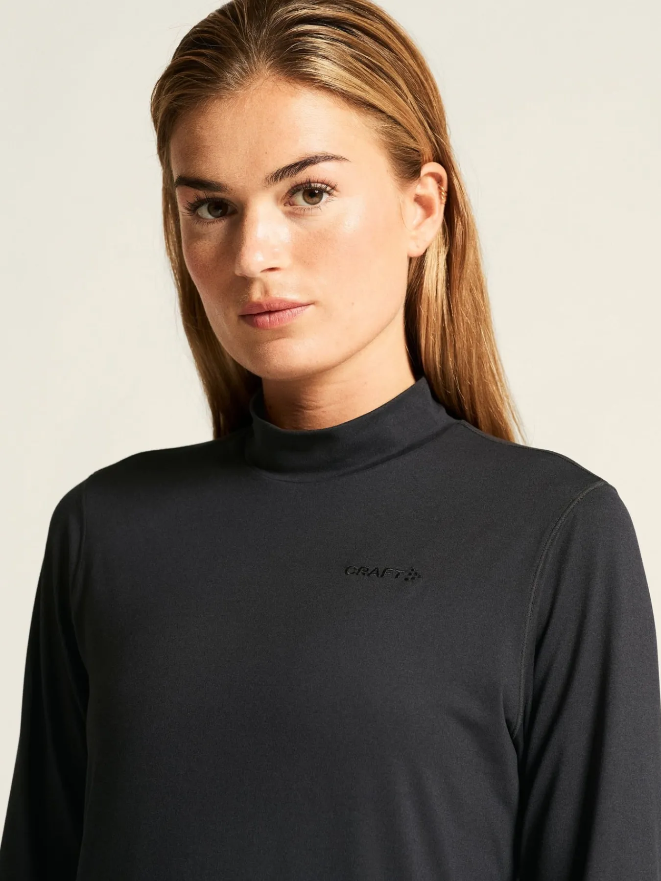 Gensere|Løping>Craft Sportswear Flow MN LS W Black Melange