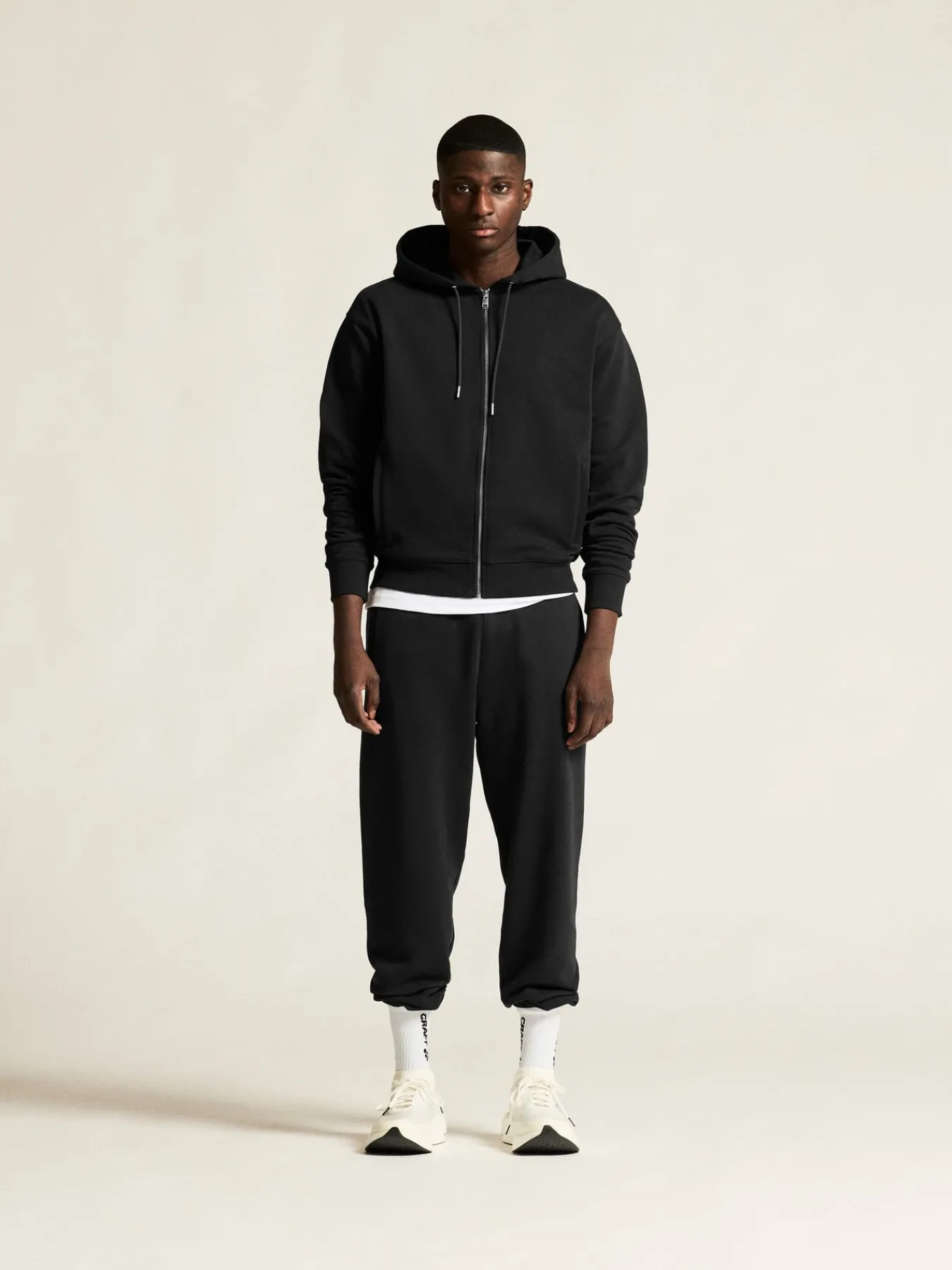 Gensere>Craft Sportswear Frequent FZ Hoodie M Black