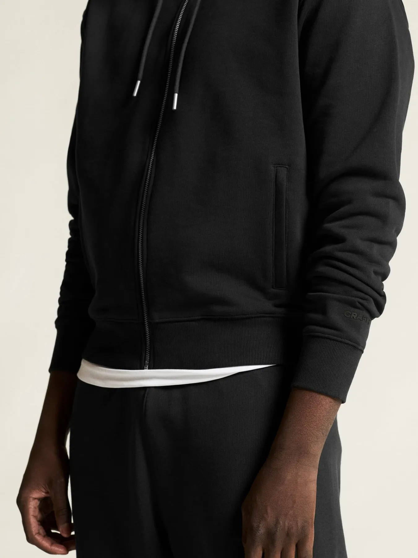 Gensere>Craft Sportswear Frequent FZ Hoodie M Black