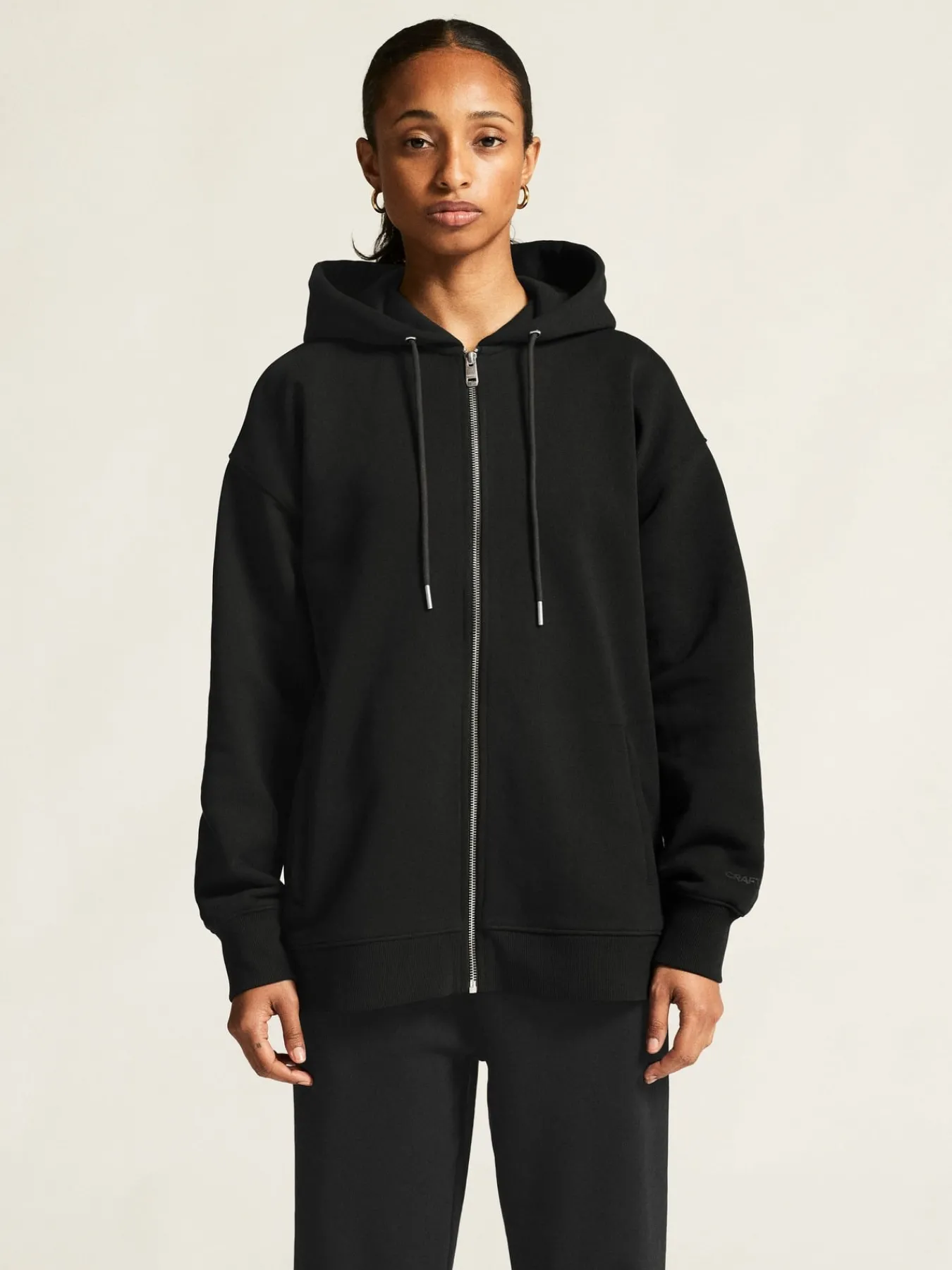 Gensere>Craft Sportswear Frequent FZ Hoodie W Black