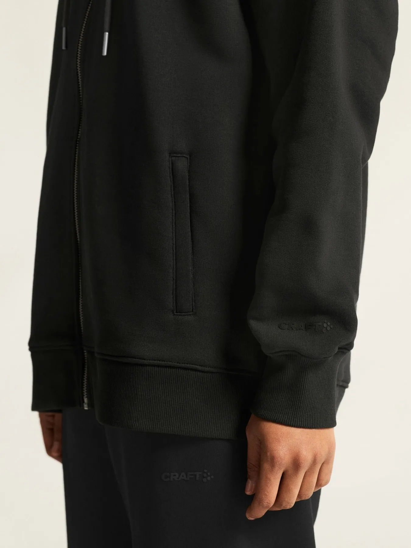Gensere>Craft Sportswear Frequent FZ Hoodie W Black