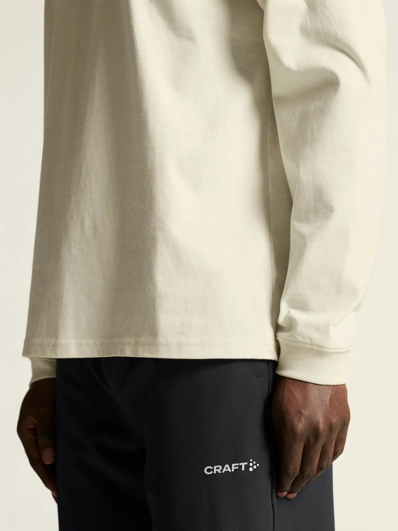 T-Skjorter & Singleter>Craft Sportswear Frequent Heavy LS Tee M Tofu