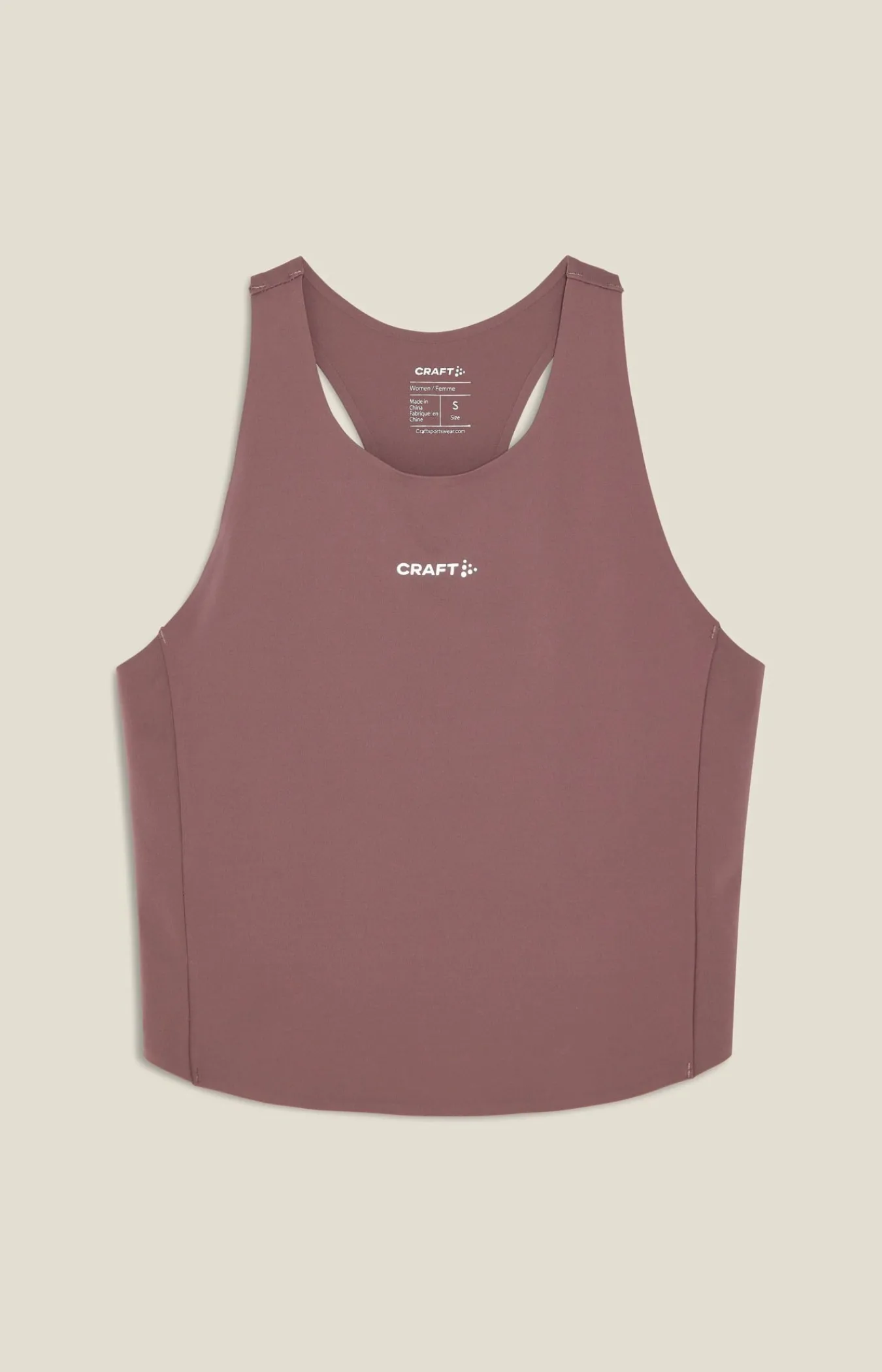 T-Skjorter & Singleter|Løping>Craft Sportswear Hypervent Cropped Pocket Singlet W Flint