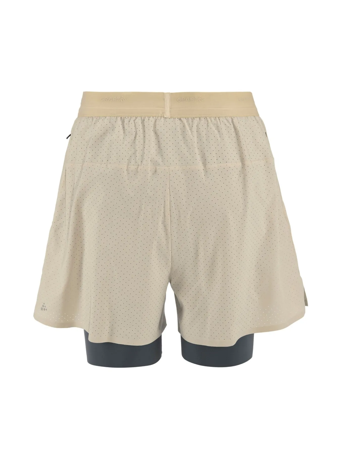 Shorts|Løping>Craft Sportswear Hypervent 2-In-1 Shorts M Plaster
