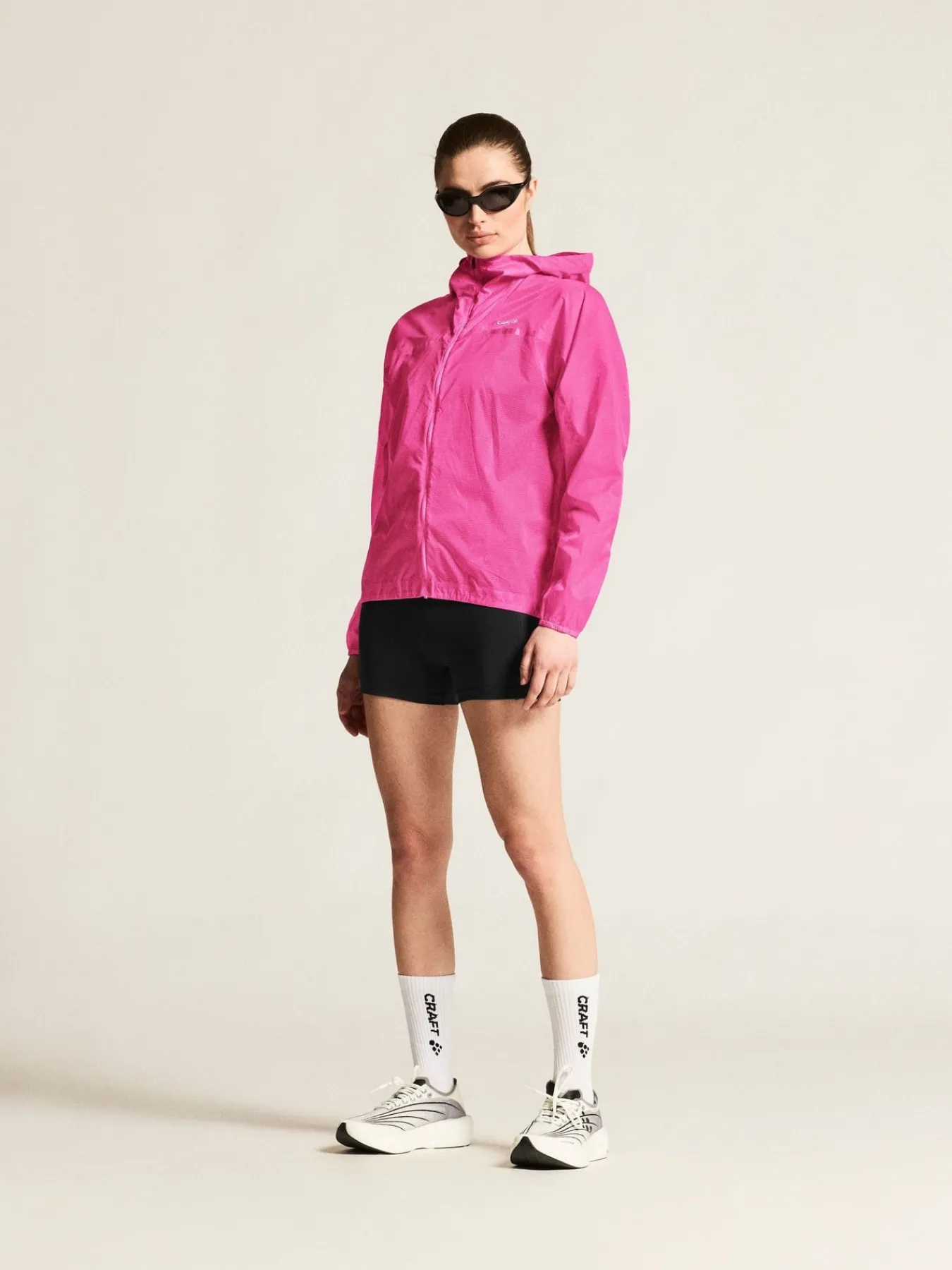 Jakker & Vester|Løping>Craft Sportswear Hypervent Light Wind Jacket W Magenta
