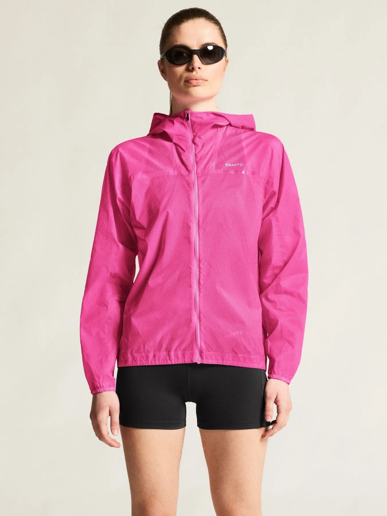 Jakker & Vester|Løping>Craft Sportswear Hypervent Light Wind Jacket W Magenta