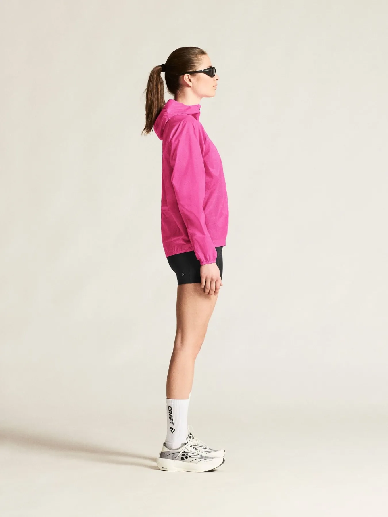 Jakker & Vester|Løping>Craft Sportswear Hypervent Light Wind Jacket W Magenta