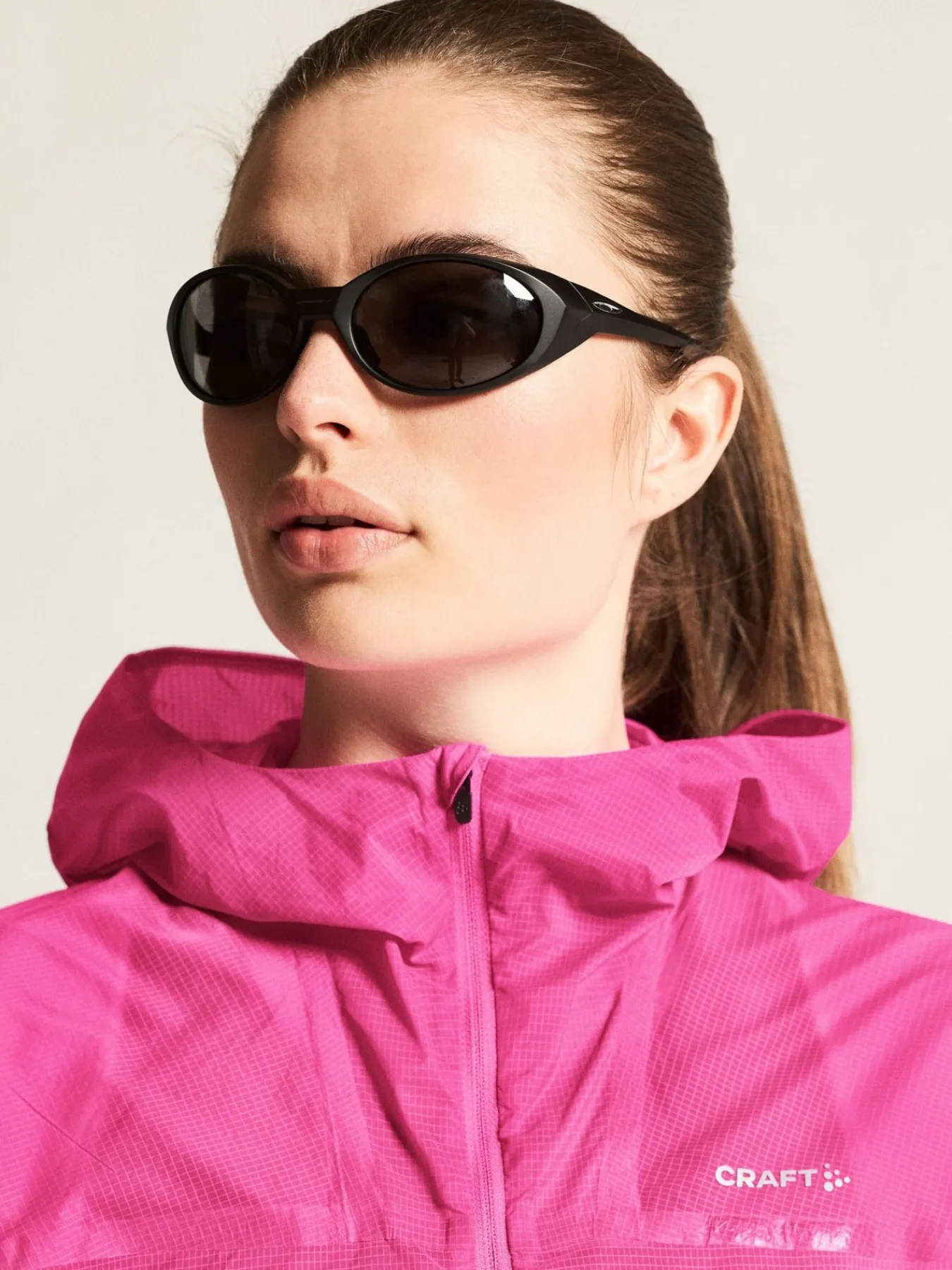 Jakker & Vester|Løping>Craft Sportswear Hypervent Light Wind Jacket W Magenta