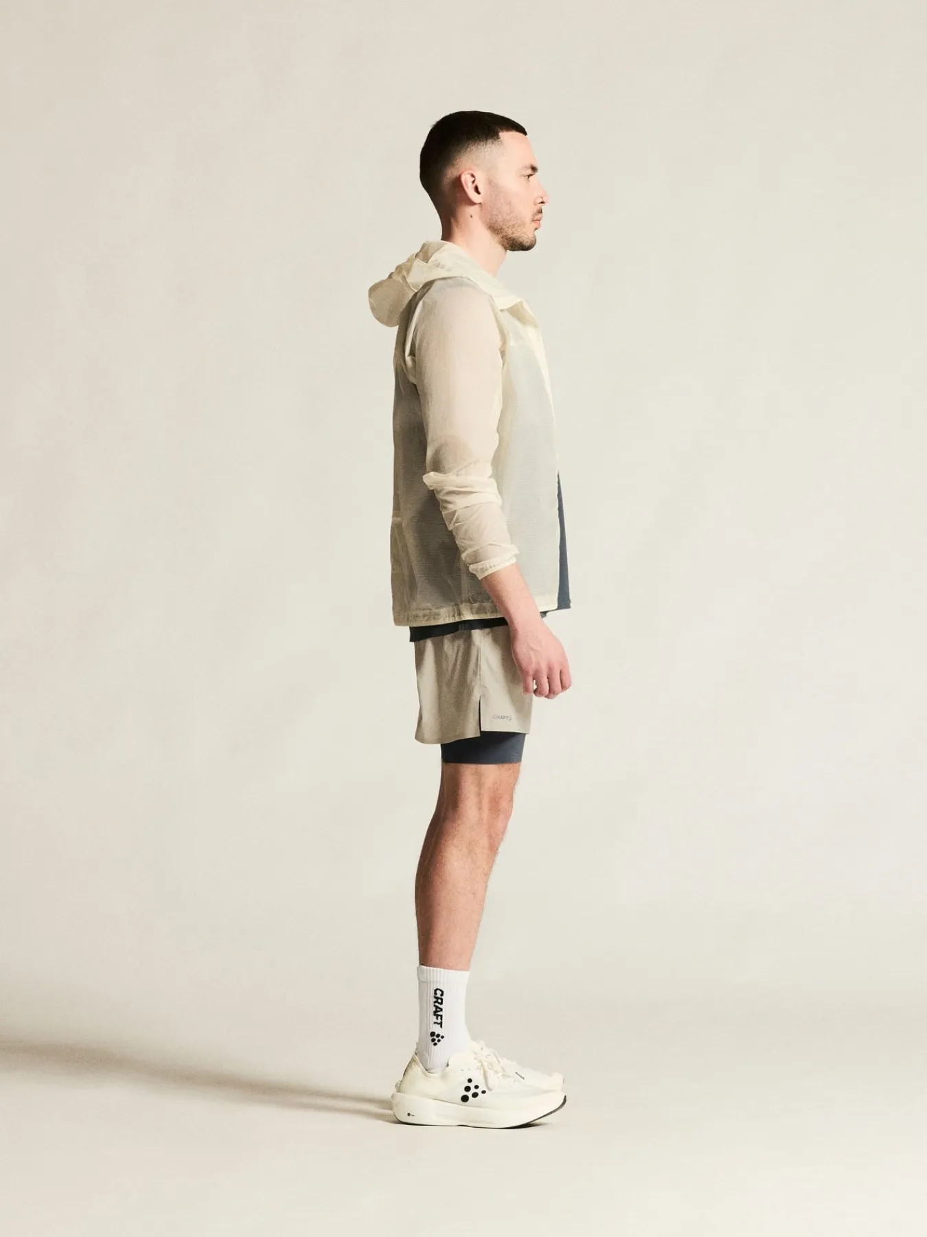 Jakker & Vester|Løping>Craft Sportswear Hypervent Light Wind Jacket M Tofu