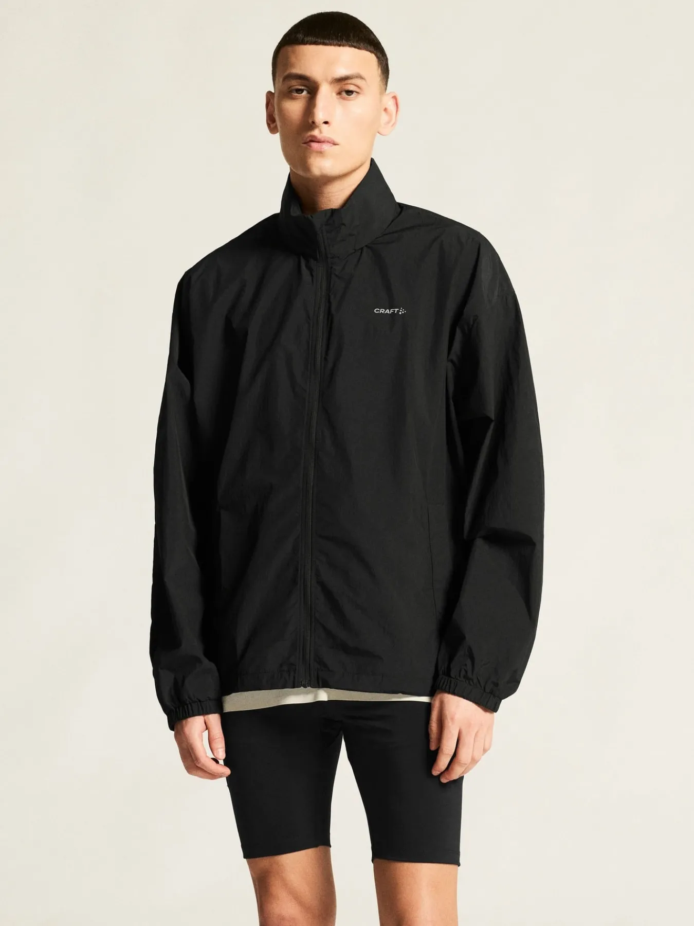 Jakker & Vester|Løping>Craft Sportswear Hypervent Oversized Wind Jacket M Black
