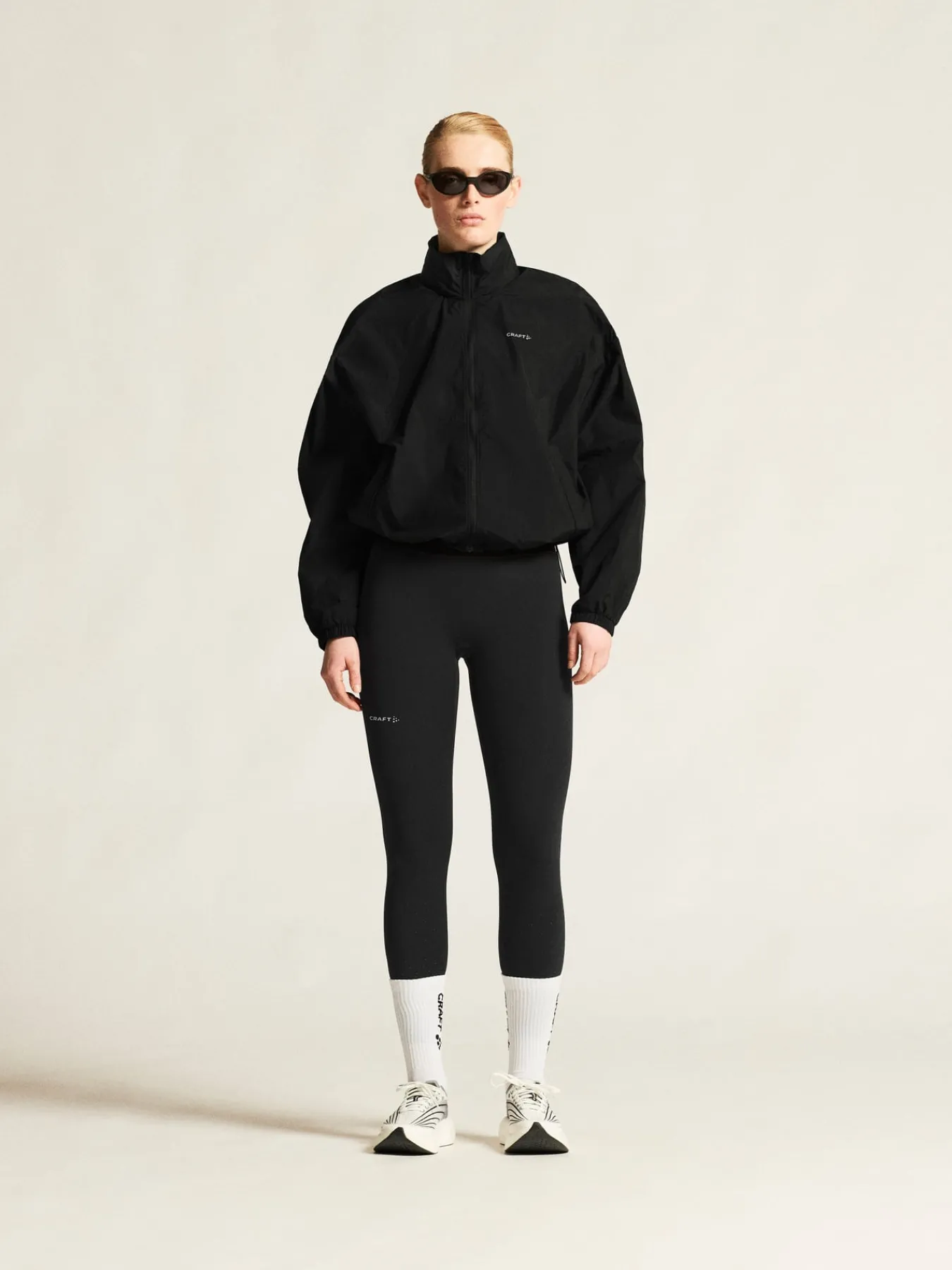 Jakker & Vester|Løping>Craft Sportswear Hypervent Oversized Wind Jacket W Black