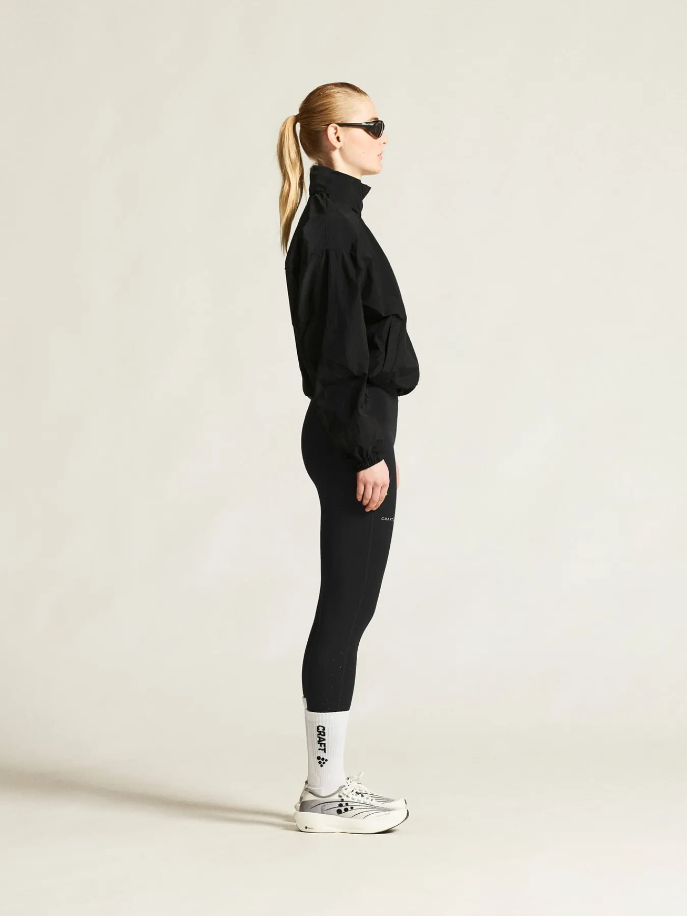 Jakker & Vester|Løping>Craft Sportswear Hypervent Oversized Wind Jacket W Black