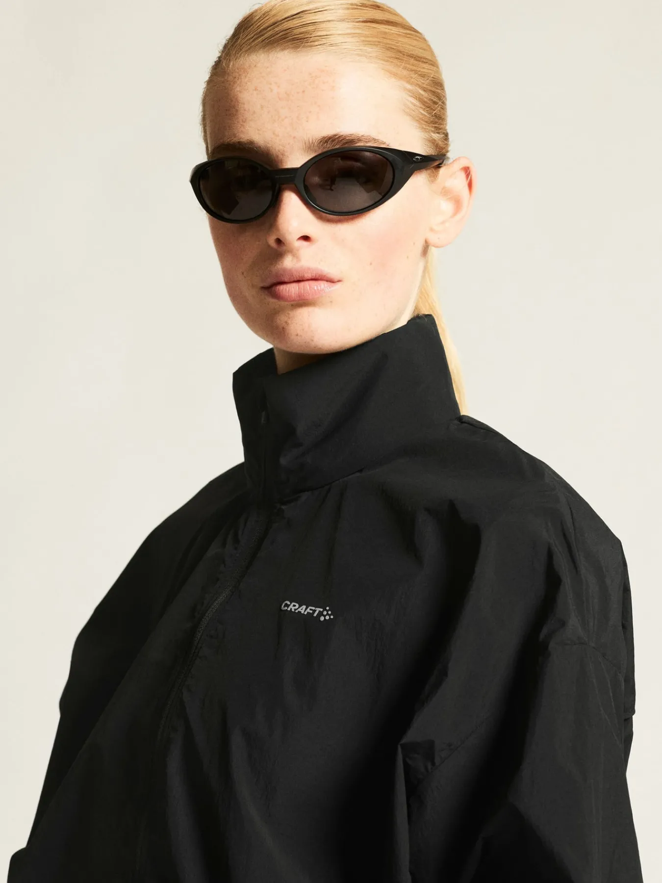 Jakker & Vester|Løping>Craft Sportswear Hypervent Oversized Wind Jacket W Black