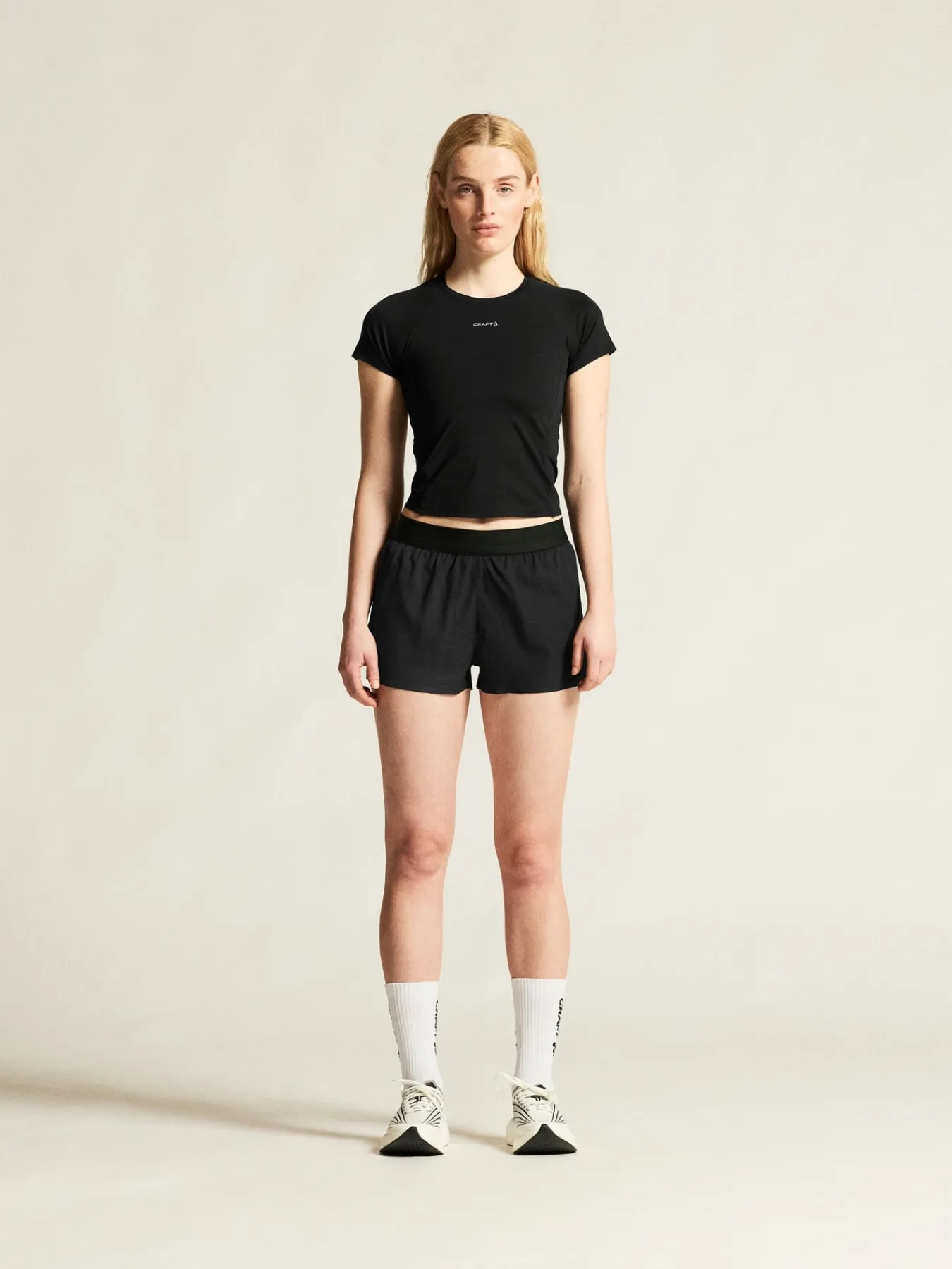 Shorts & Skjørt|Løping>Craft Sportswear Hypervent Structure Shorts W Black