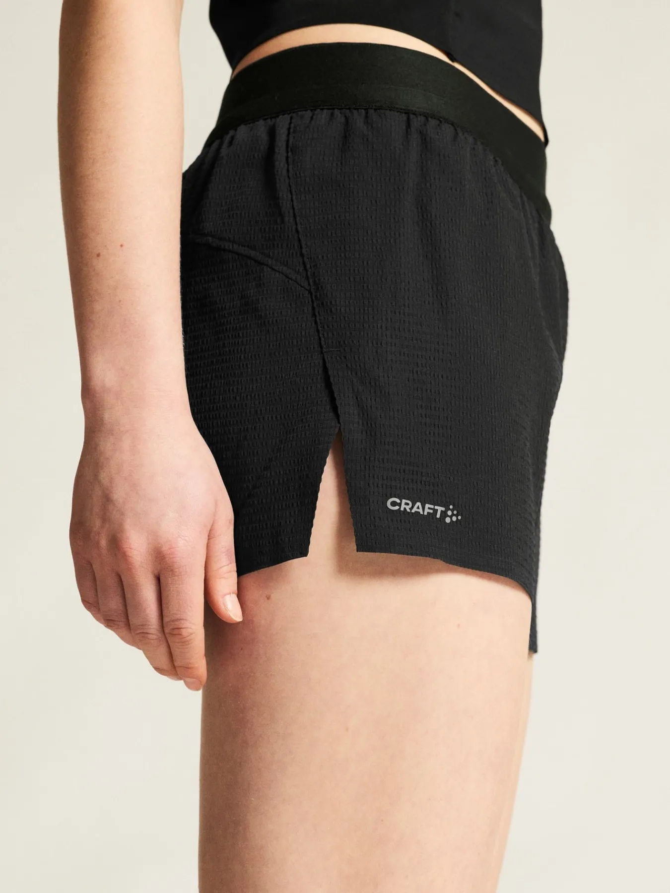 Shorts & Skjørt|Løping>Craft Sportswear Hypervent Structure Shorts W Black