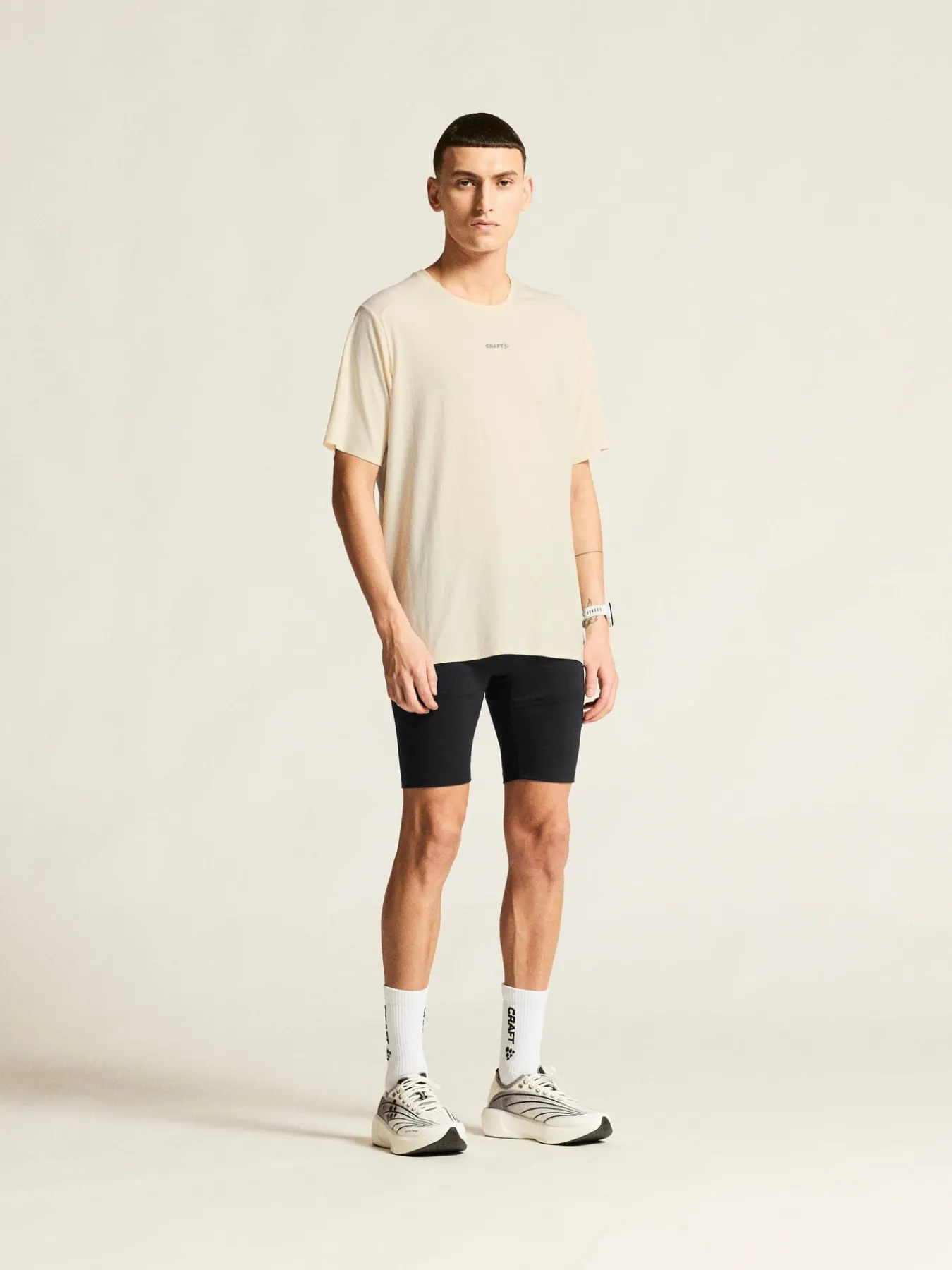 T-Skjorter & Singleter|Løping>Craft Sportswear Hypervent Tee M Tofu