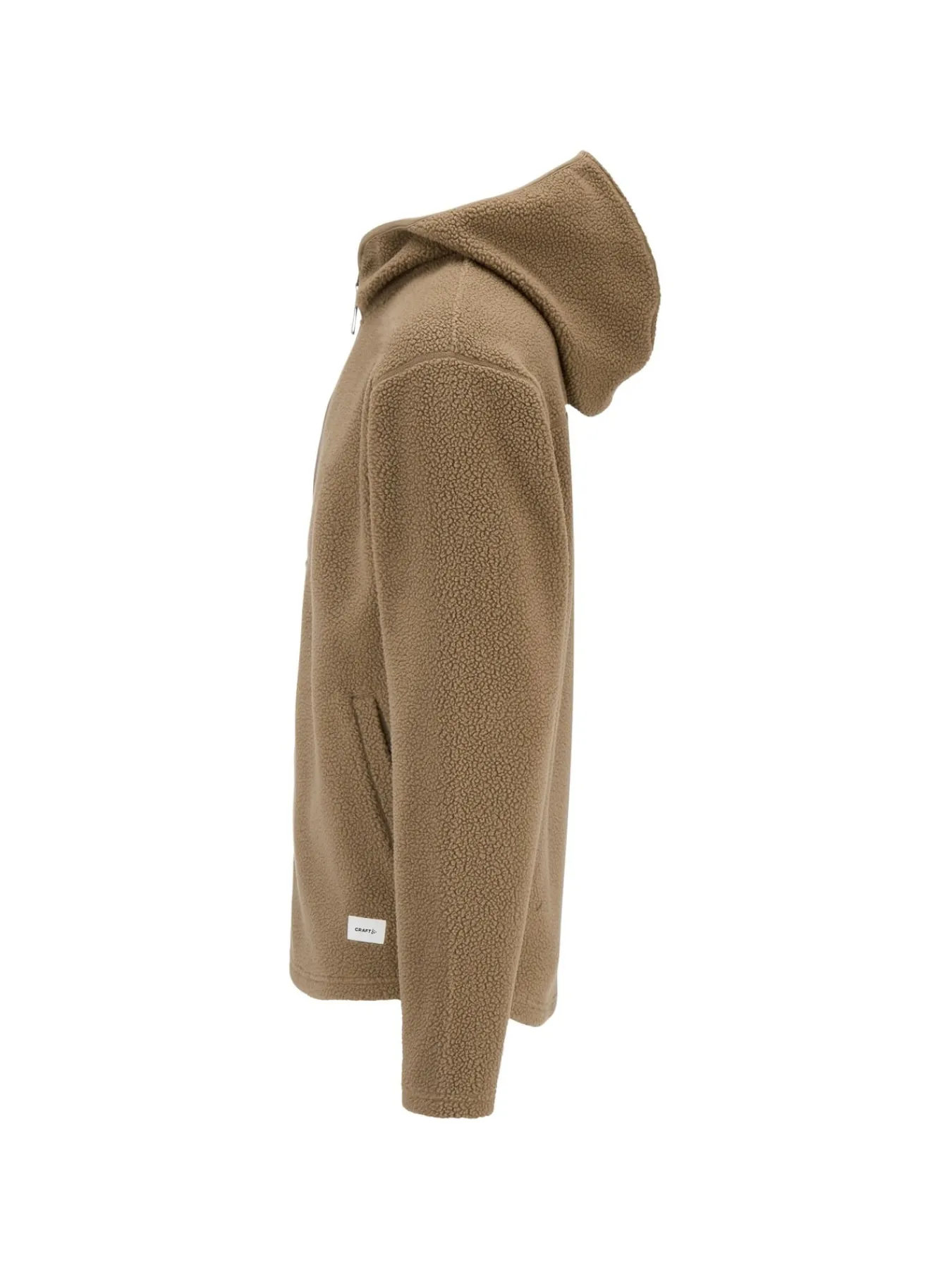 Mellomlag & Fleece|Mellomlag>Craft Sportswear Join Pile Fleece FZ Hood M Taupe