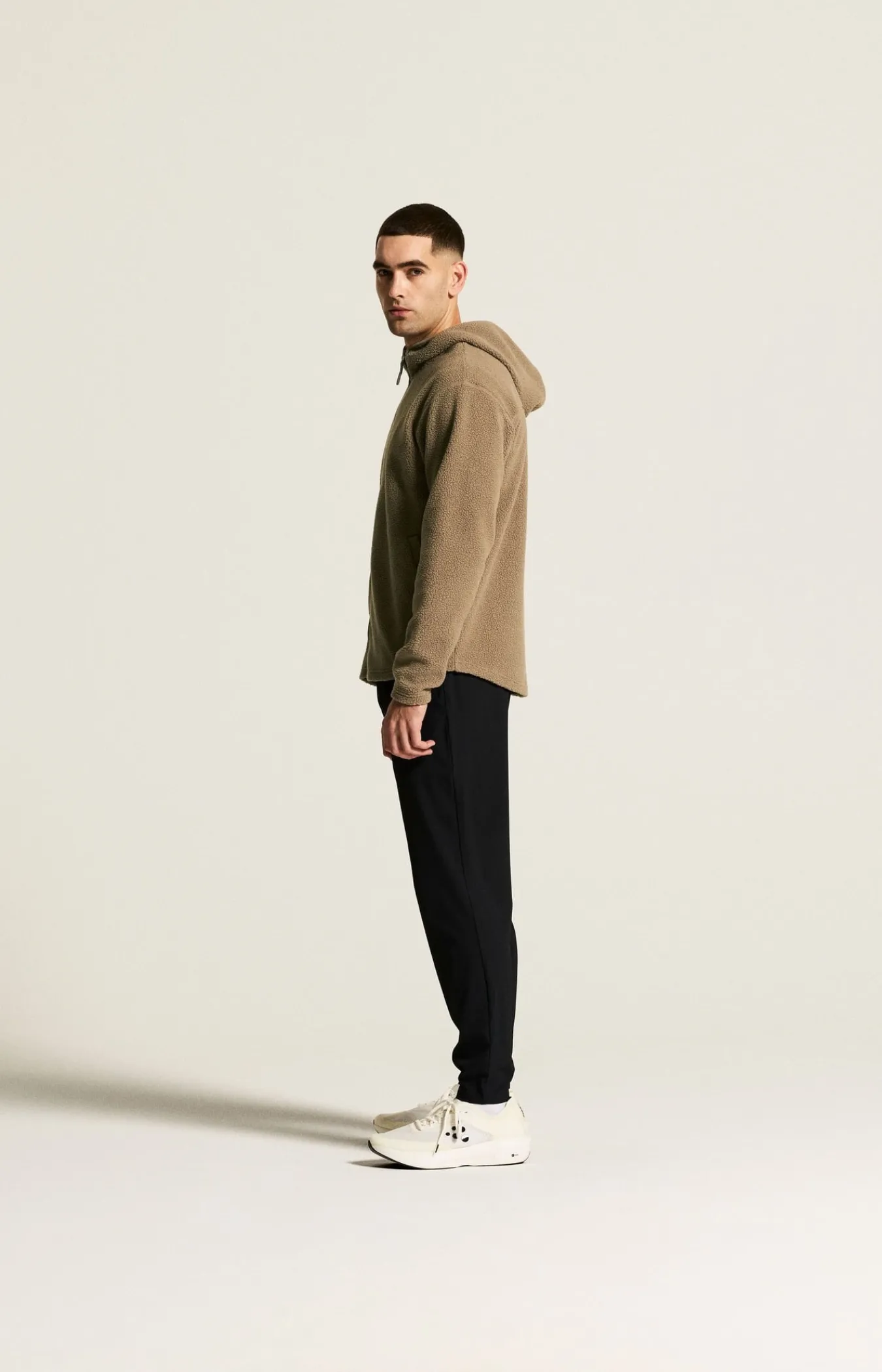 Mellomlag & Fleece|Mellomlag>Craft Sportswear Join Pile Fleece FZ Hood M Taupe