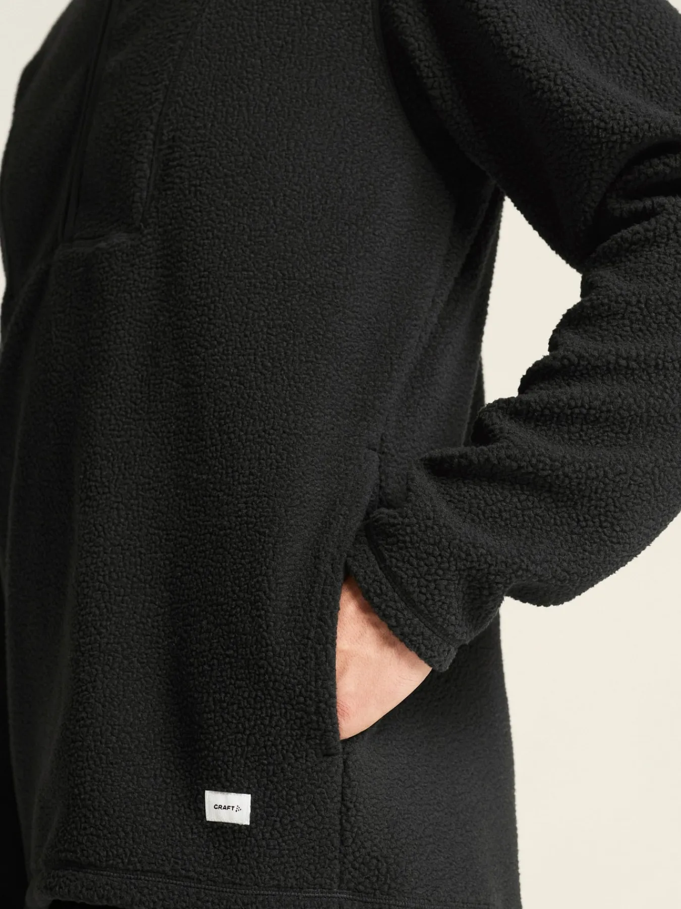 Mellomlag & Fleece|Mellomlag>Craft Sportswear Join Pile Fleece HZ M Black