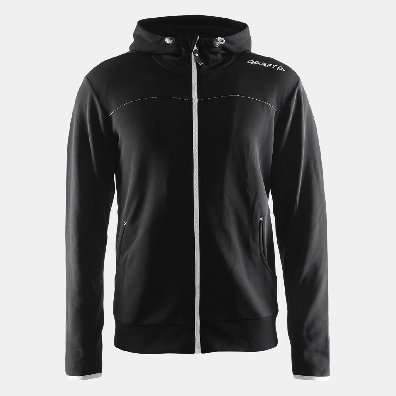 Gensere>Craft Sportswear Leisure Full Zip Hood M Black