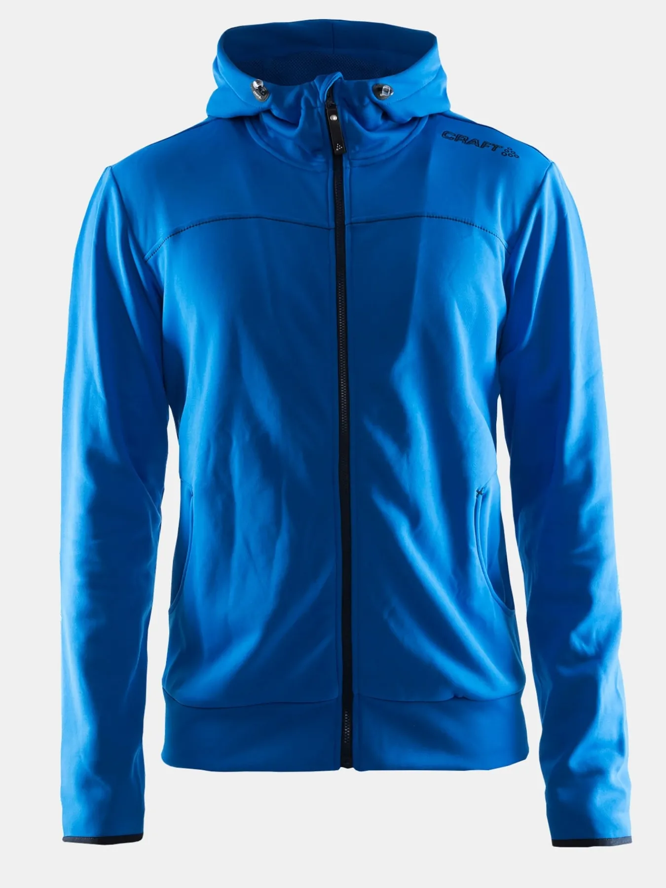 Gensere>Craft Sportswear Leisure Full Zip Hood M Sweden Blue