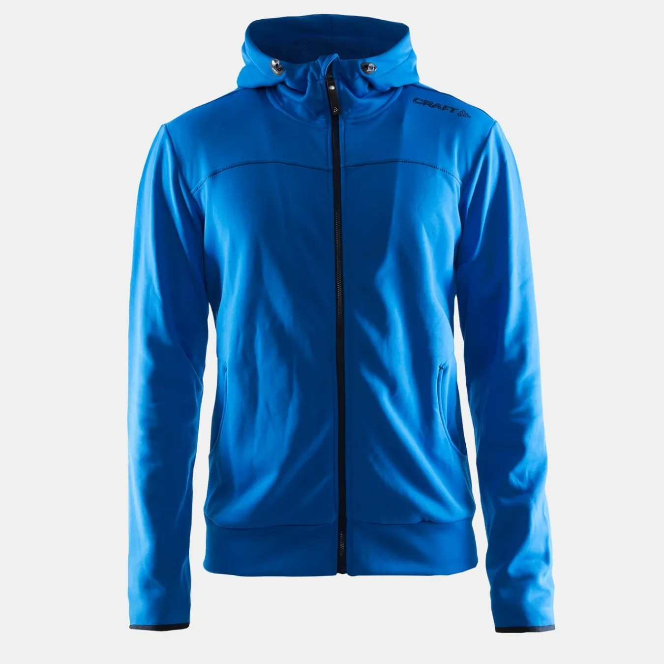 Gensere>Craft Sportswear Leisure Full Zip Hood M Sweden Blue