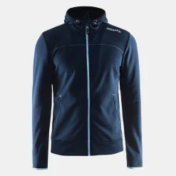 Gensere>Craft Sportswear Leisure Full Zip Hood M Dk Navy
