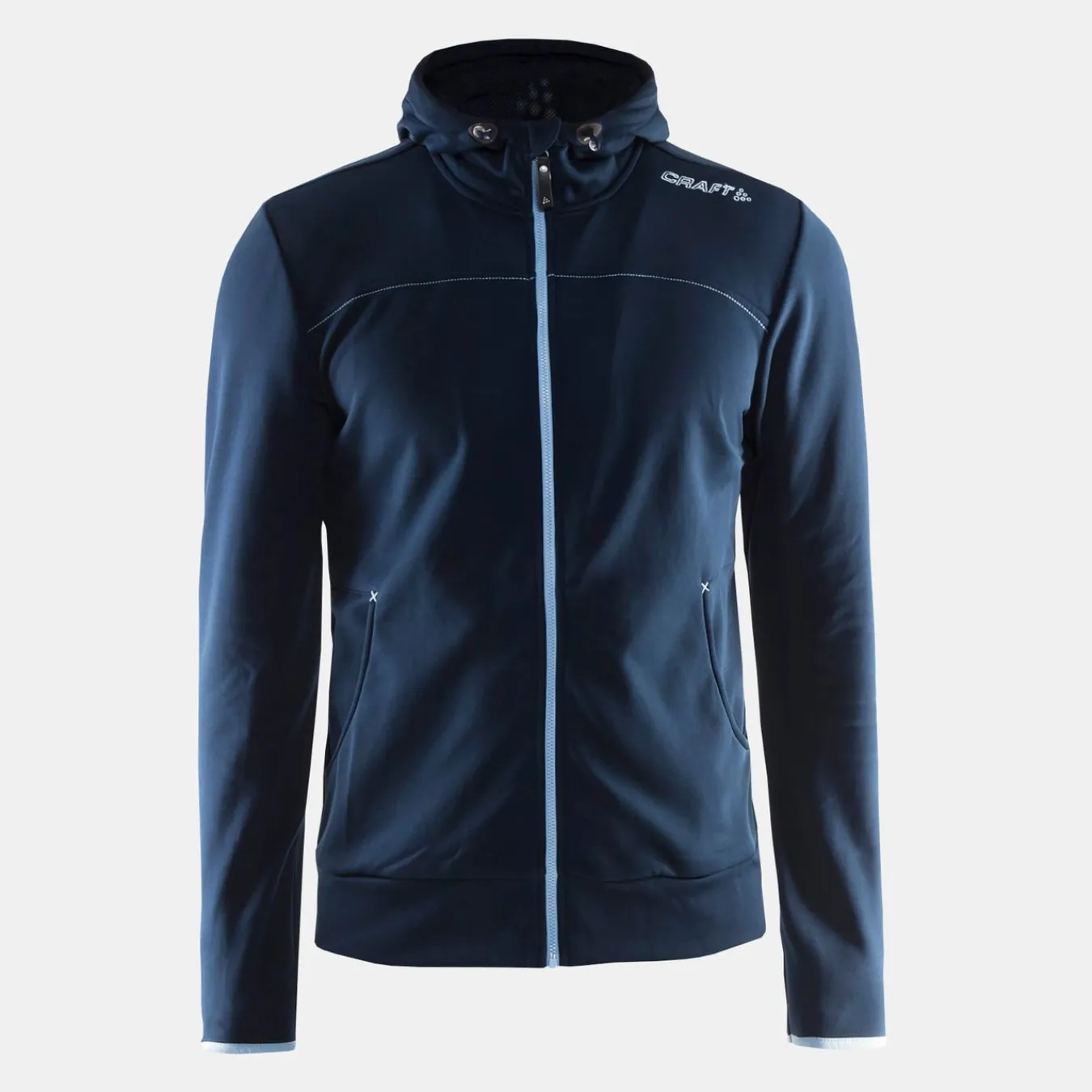 Gensere>Craft Sportswear Leisure Full Zip Hood M Dk Navy