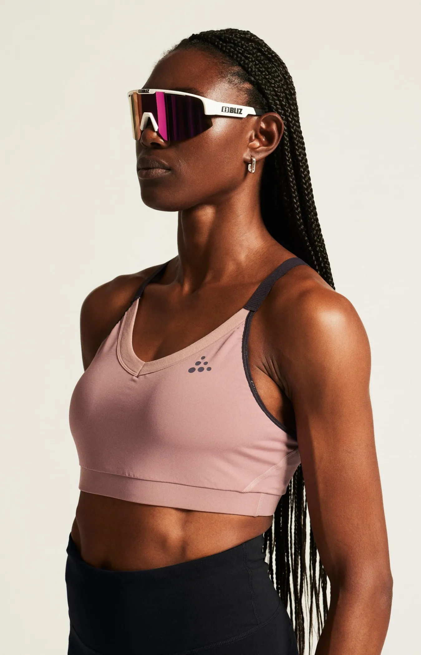 Undertøy|Trening>Craft Sportswear Motion Bra Charm/Dk Plum