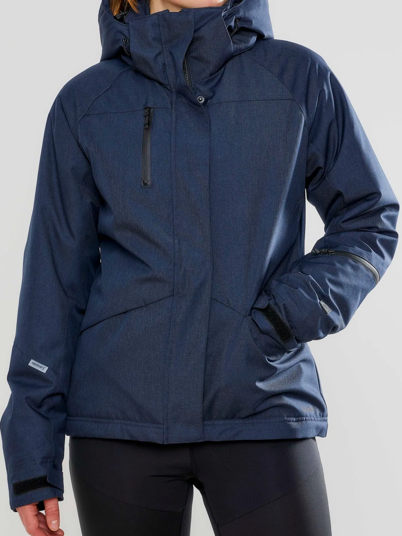 Jakker & Vester>Craft Sportswear Mountain Padded Jacket W Dark Navy Melange
