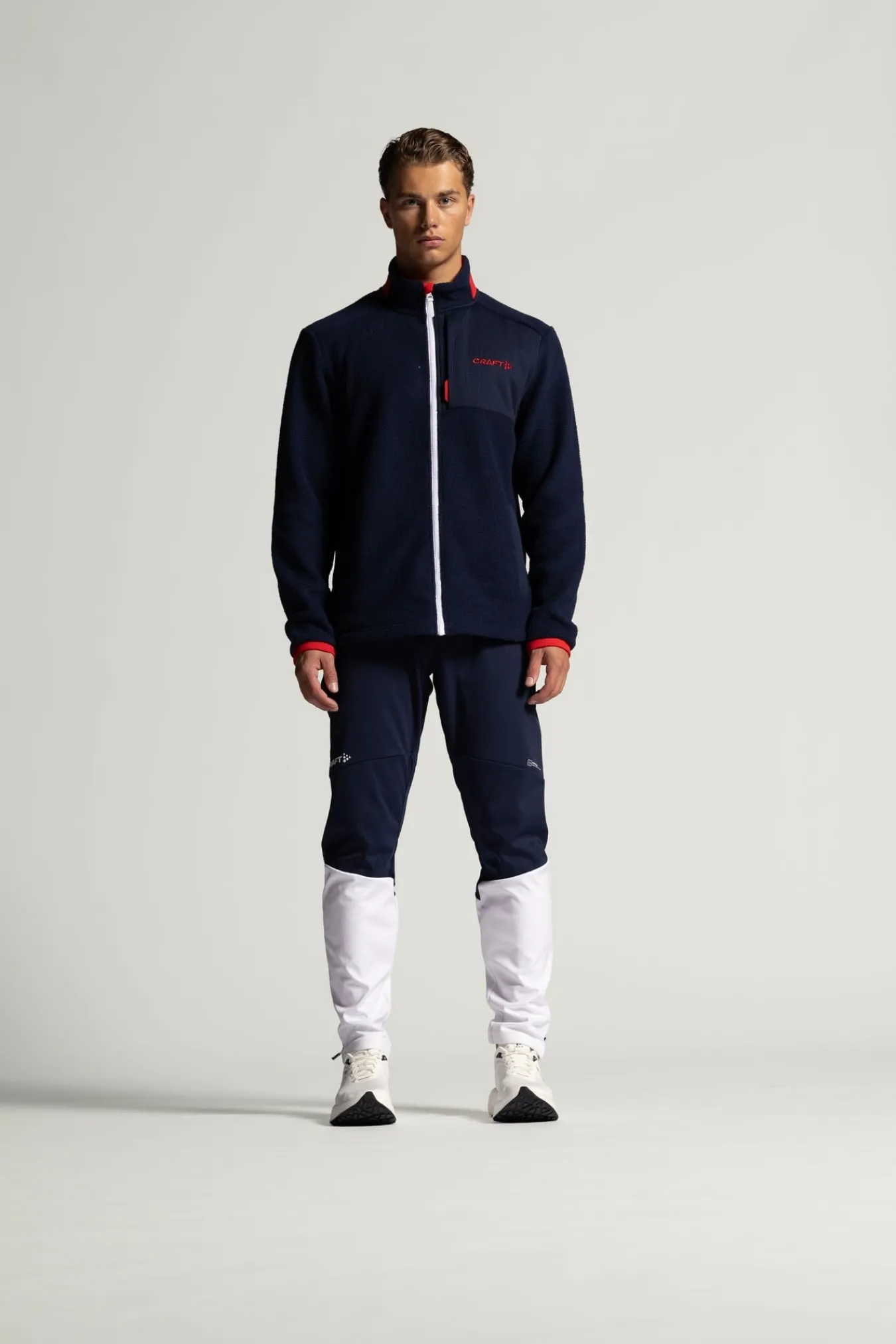 Jakker & Vester>Craft Sportswear NOR ADV Explore Pile Fleece Jacket M Blaze / Bright Red