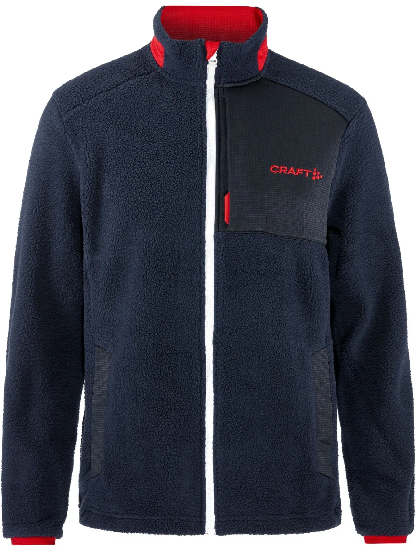 Jakker & Vester>Craft Sportswear NOR ADV Explore Pile Fleece Jacket M Blaze / Bright Red