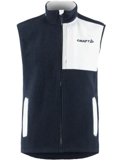 Jakker & Vester>Craft Sportswear NOR ADV Explore Pile Fleece Vest M Blaze-White