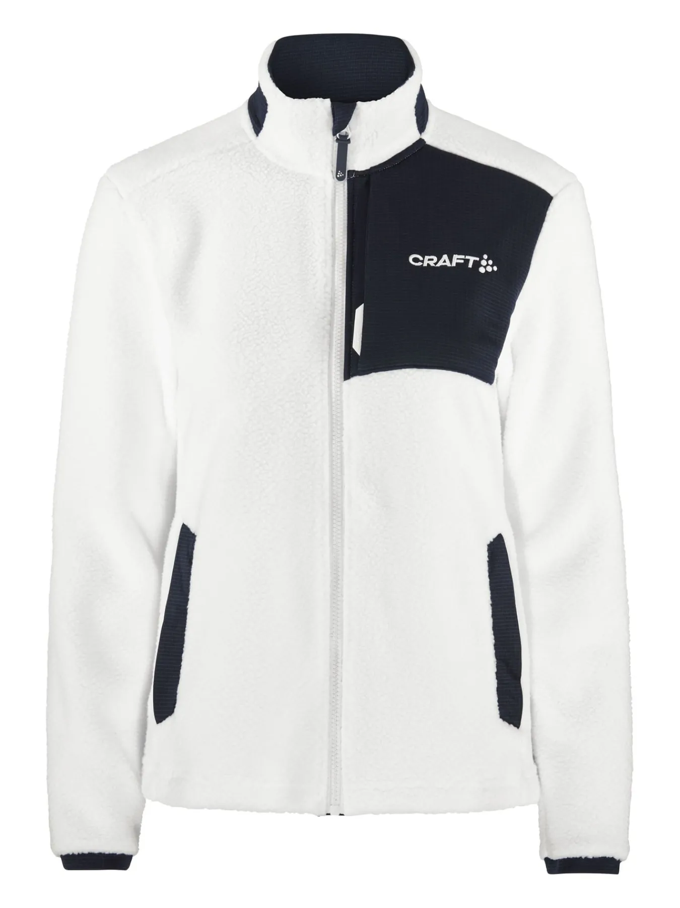 Jakker & Vester>Craft Sportswear NOR ADV Explore Pile Fleece Jacket W White / Blaze