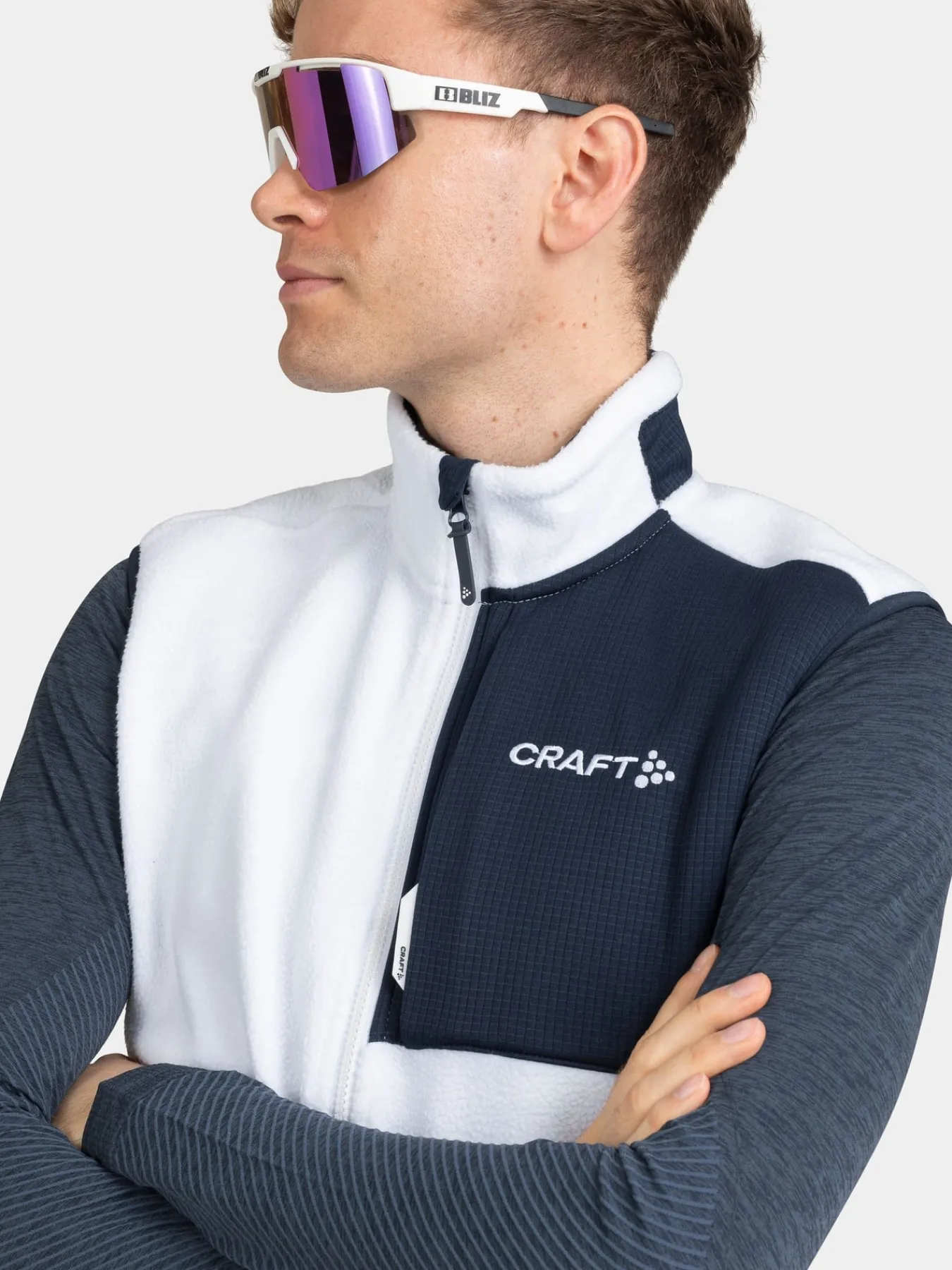 Jakker & Vester>Craft Sportswear NOR ADV Explore Pile Fleece Vest M White-Blaze